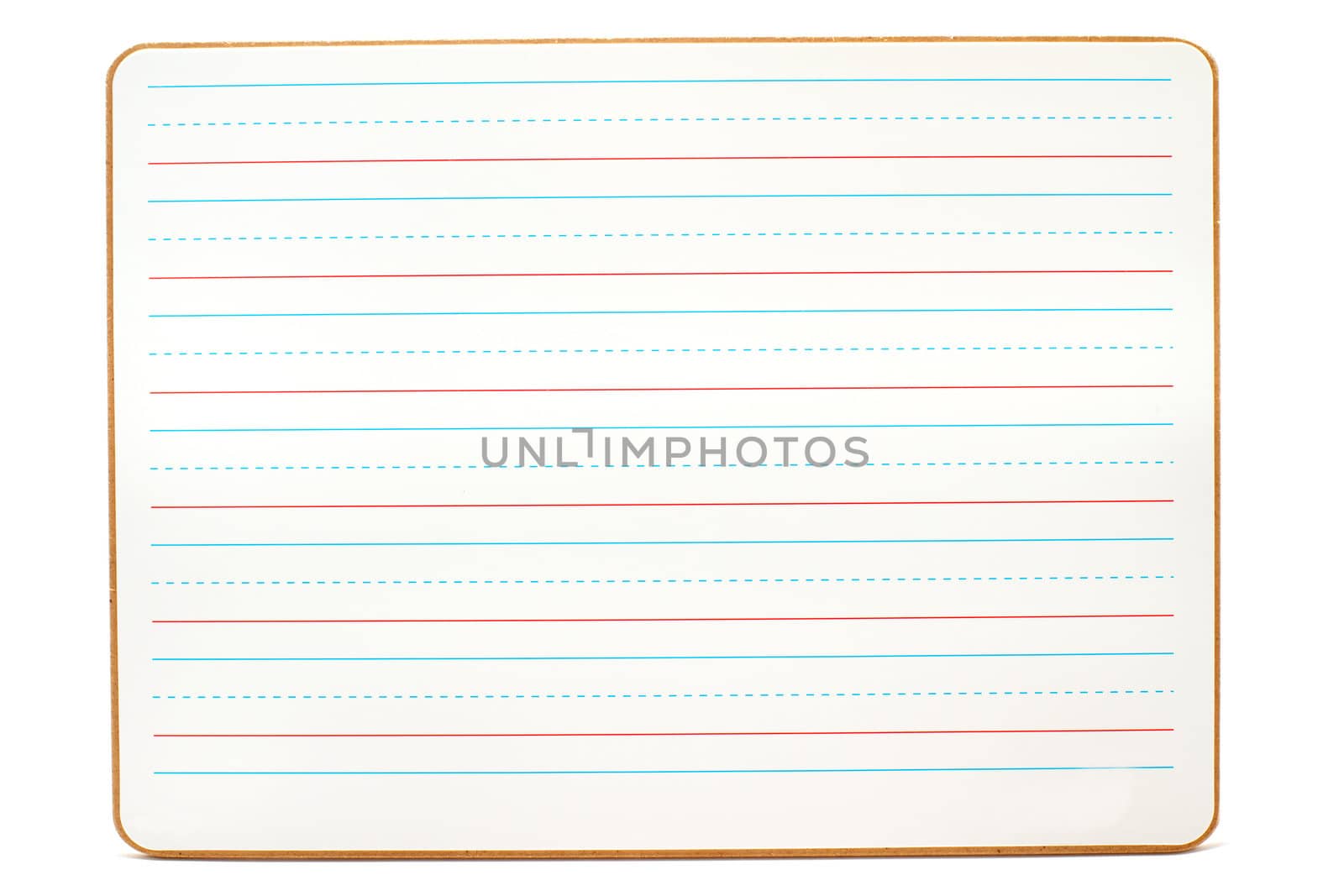 Blank write whiteboard on white background