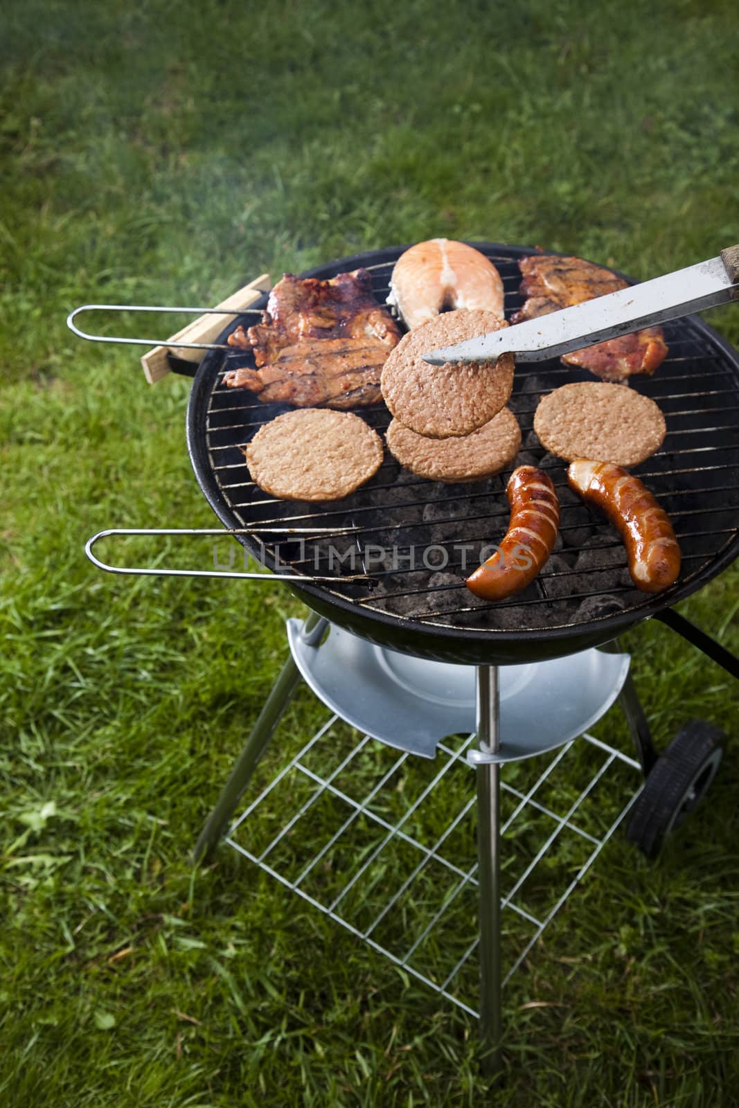 Steak, Grilling at summer weekend by JanPietruszka