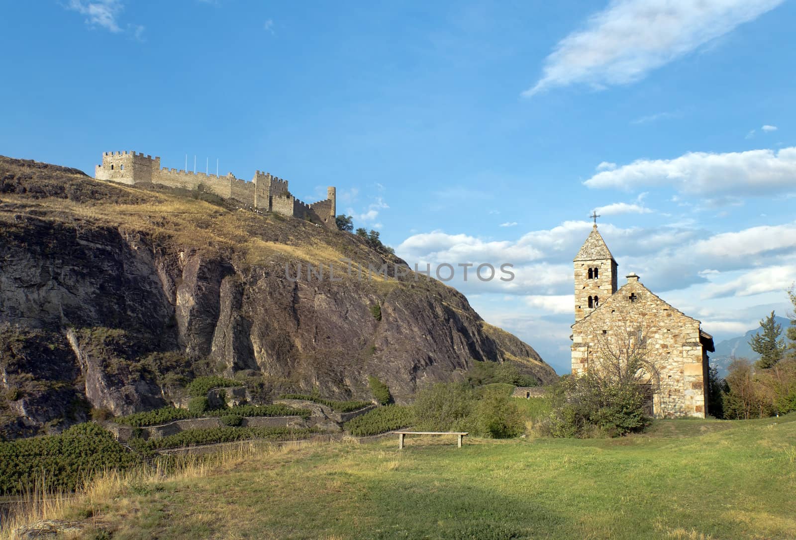 Chapel near the castle Tourbillon, Sion , Switzerland by irisphoto4