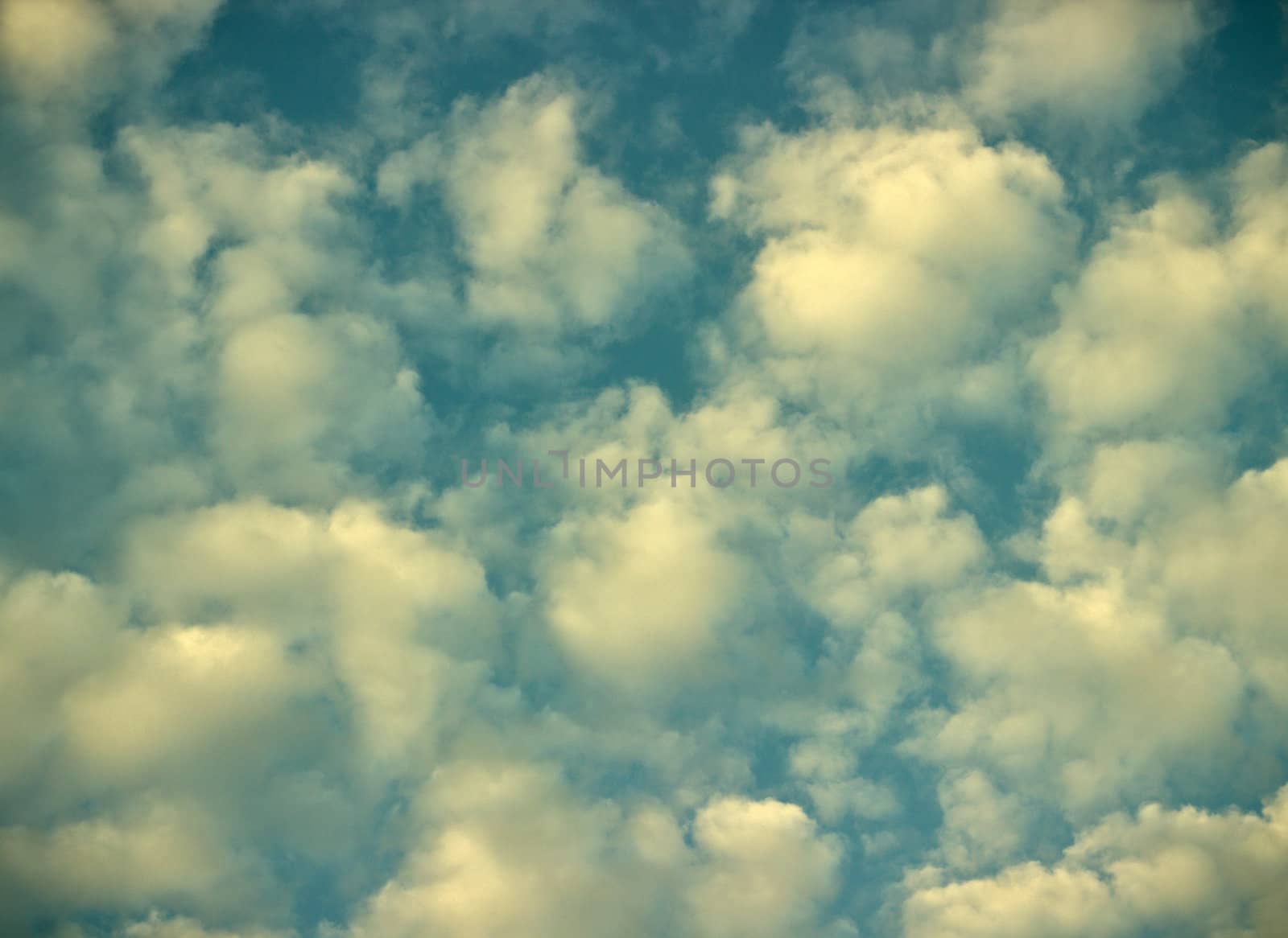 fine natural image of blue sky with white clouds 