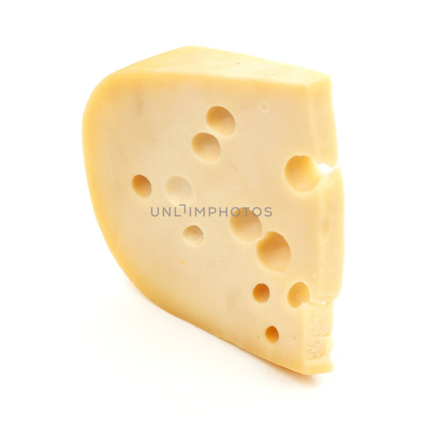 Cheese isolated on white background