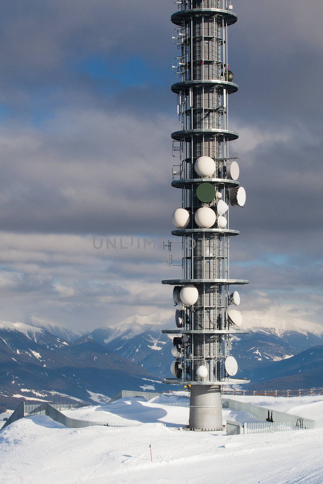 Communication antenna tower by CaptureLight