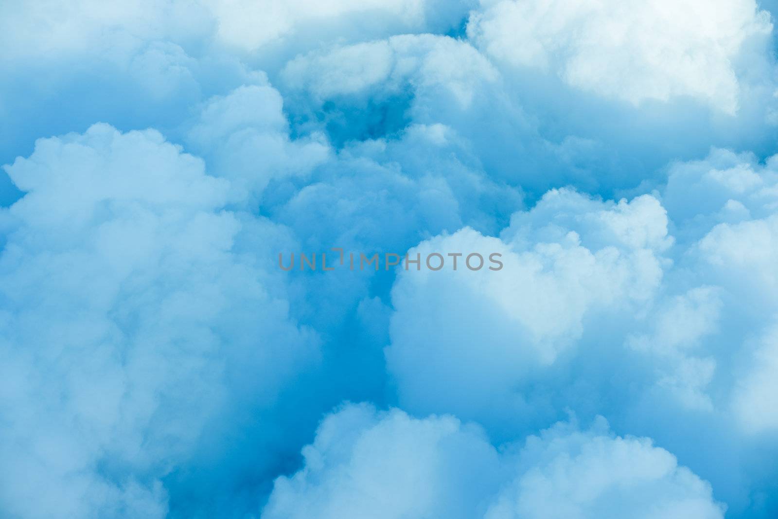 Blue heaven with dramatic cloudscape