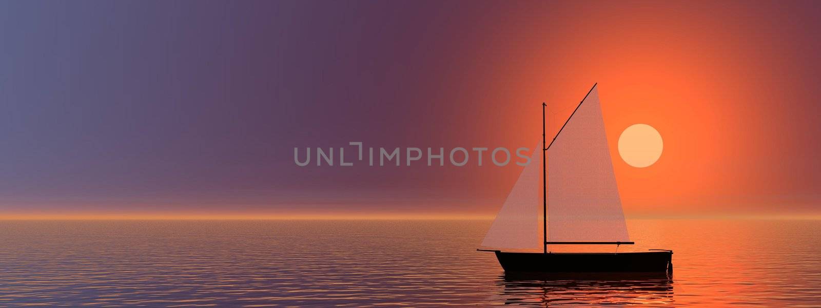 boat and sun