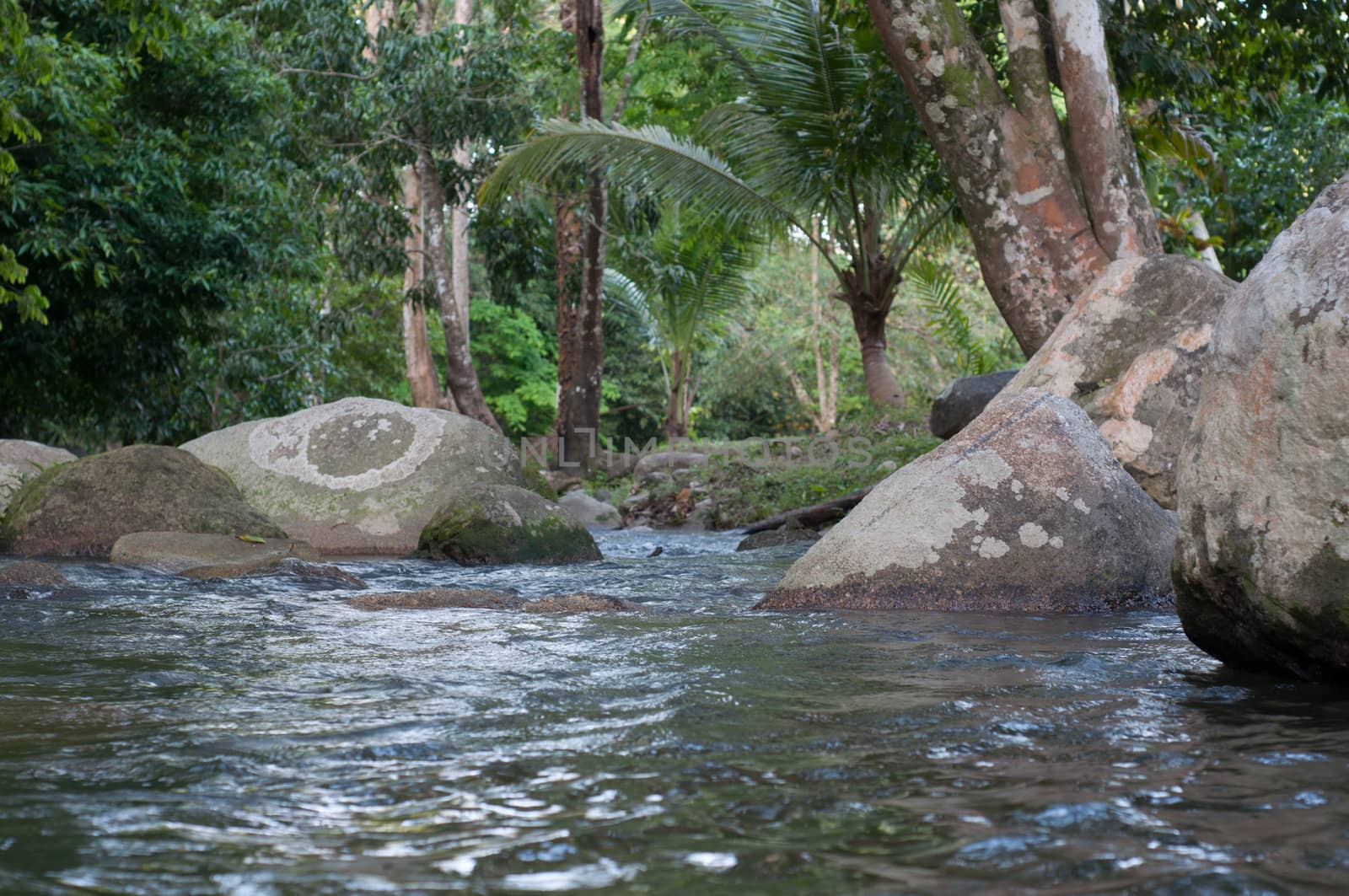 lampraya waterfall in yala, thailand