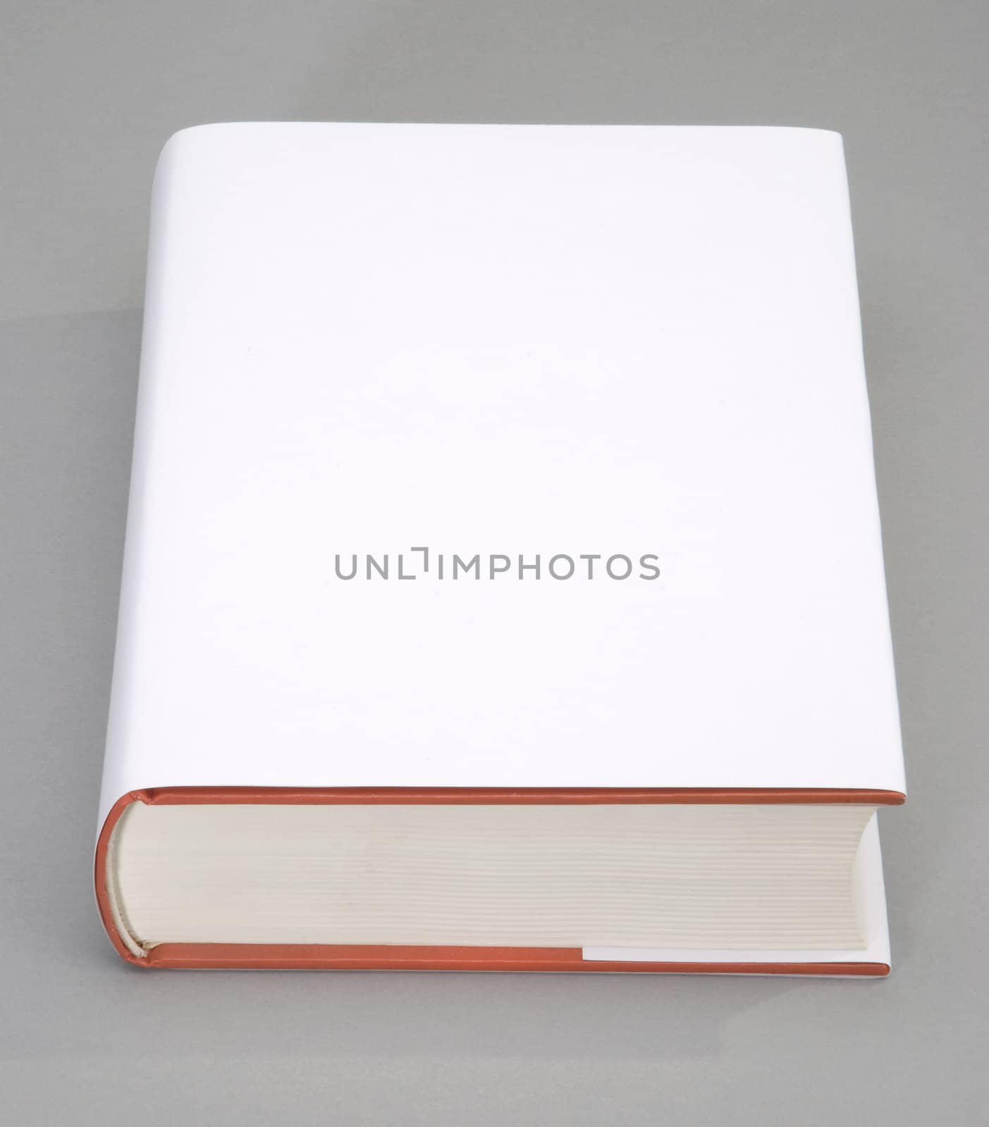 Blank book with white cover