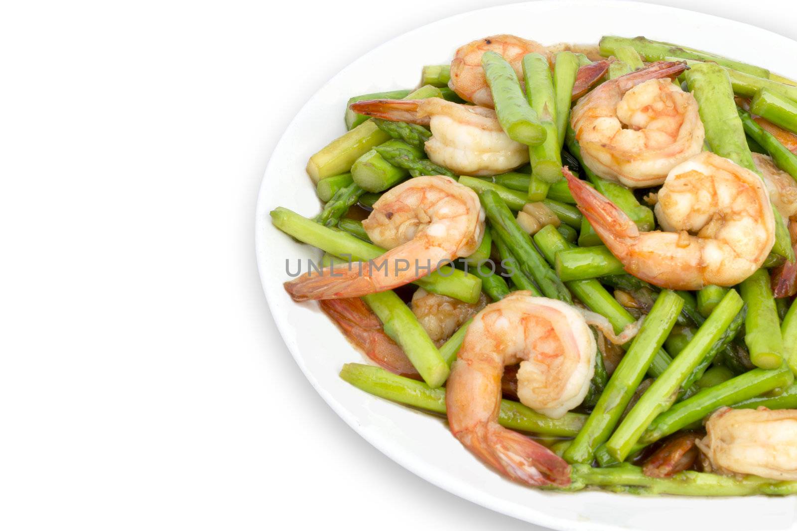 asparagus with shirmps by tamankung