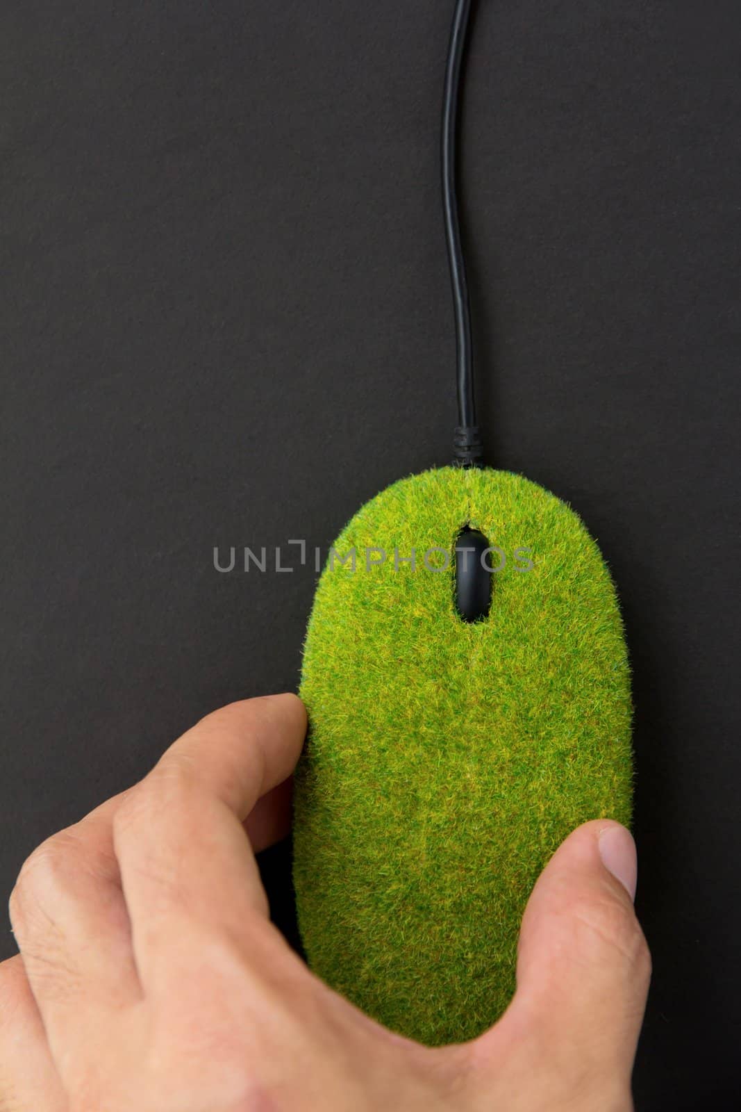 hand with eco mouse