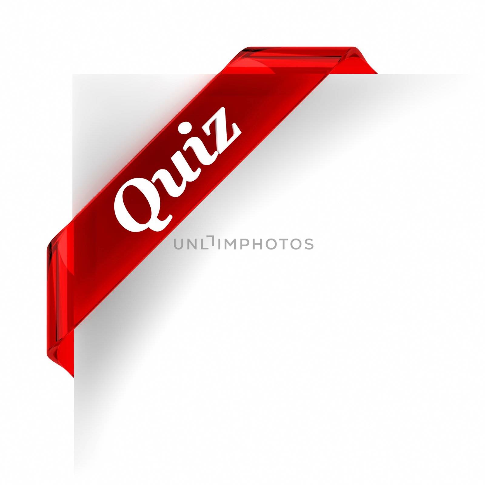 Quiz Red Banner by OutStyle
