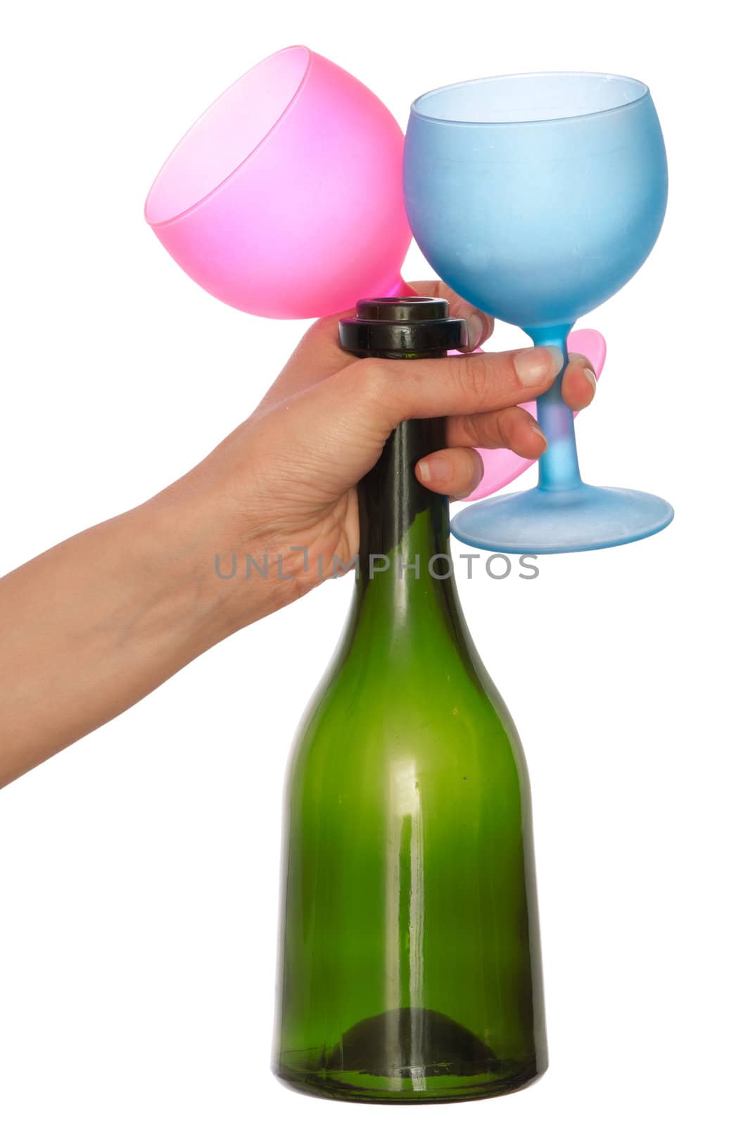 colored wine glasses for cocktails for party