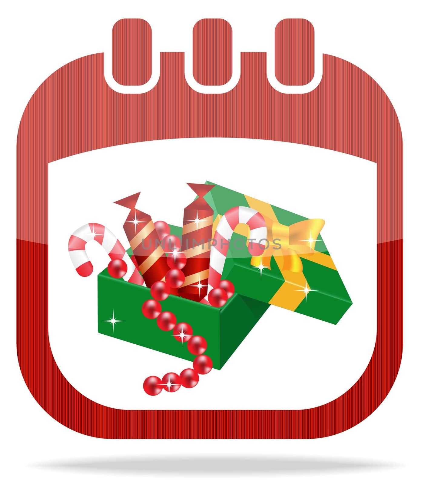 icon calendar Christmas by rodakm