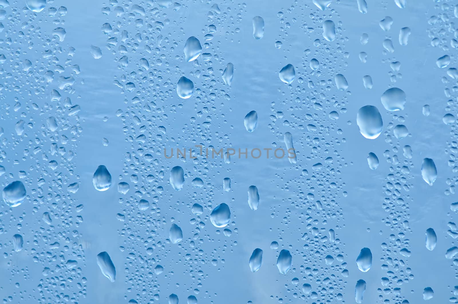 water bubbles on the window for background