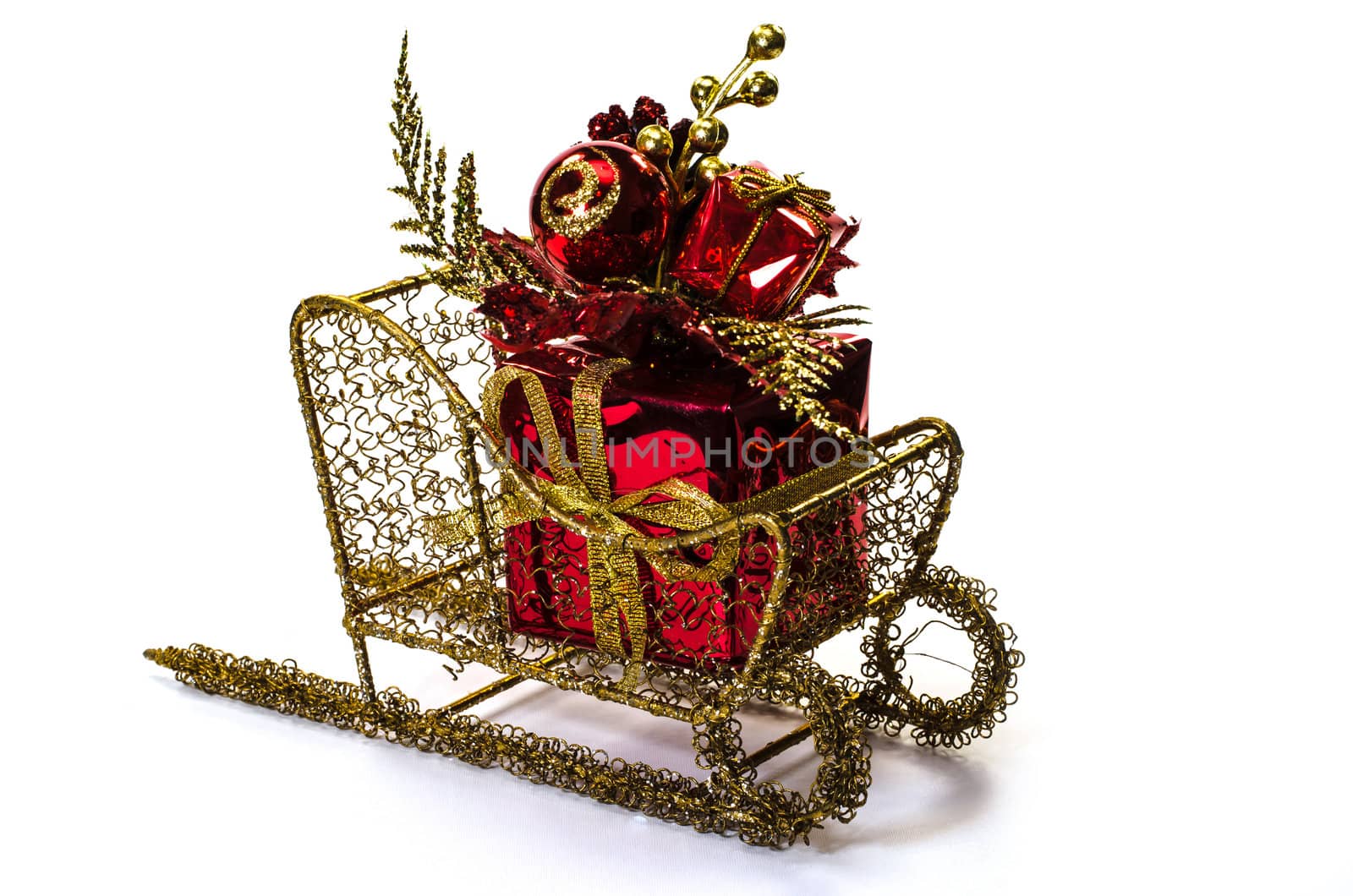 Christmas Gift on Sleigh by dehooks