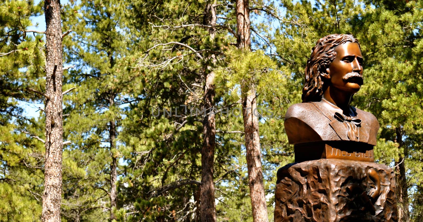 Deadwood - Wild Bill Statue Background by RefocusPhoto