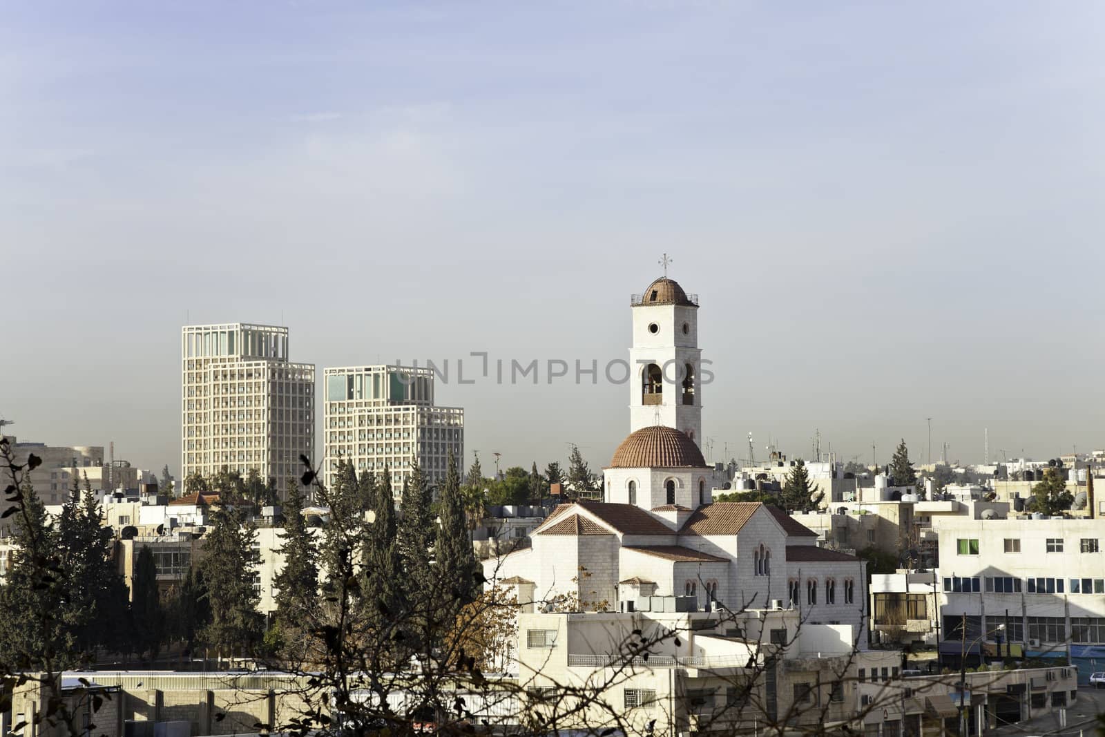 city view in amman, jordan