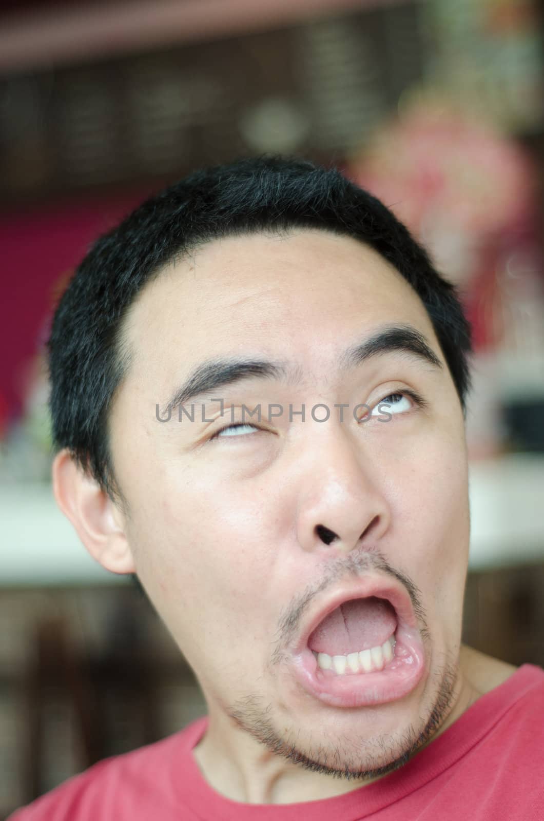 asian man surprising face concept by ngarare