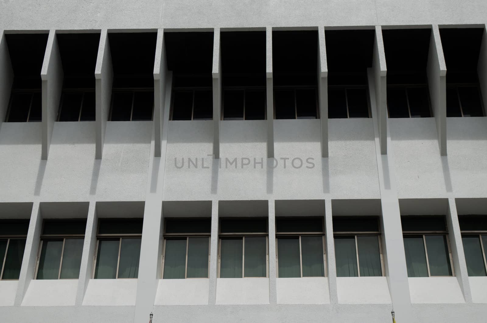 many windows on the building - architecture