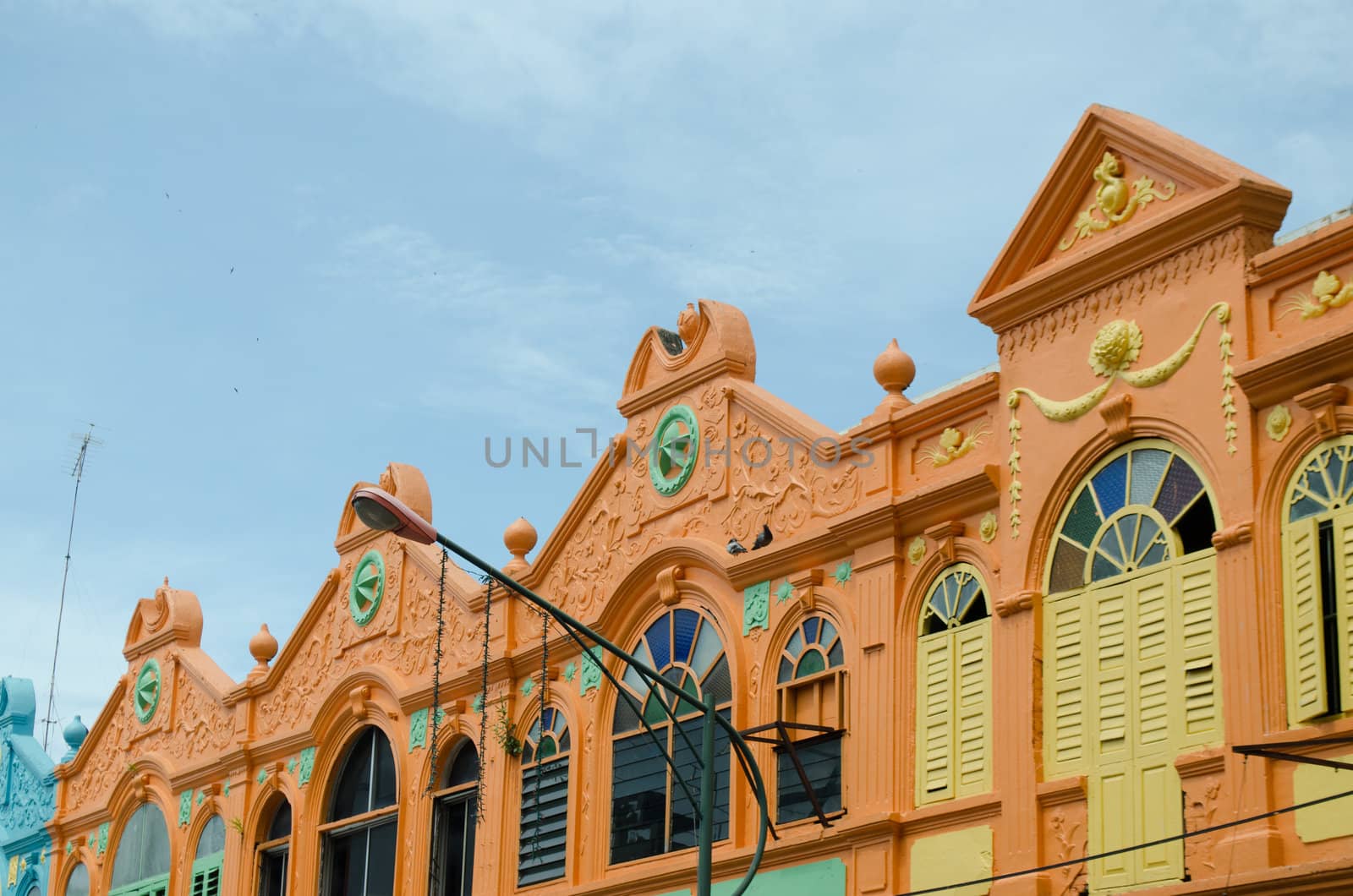 old building renovate with new color in songkhla, thailand by ngarare