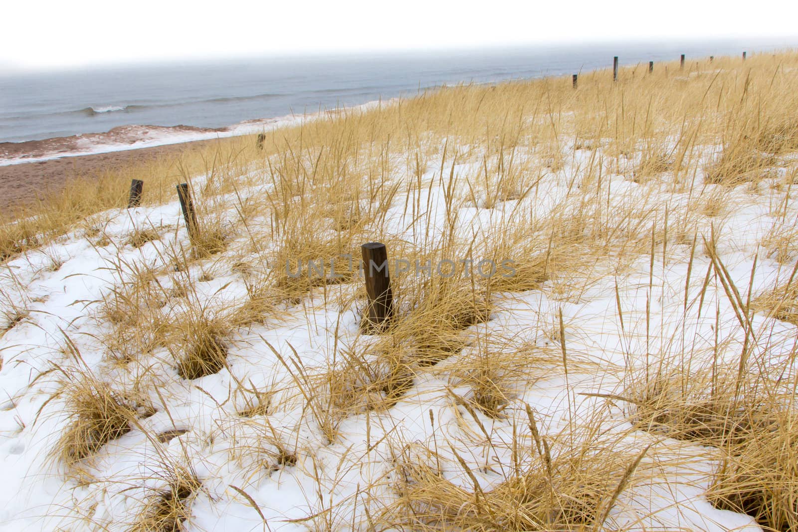 Winter Beach at Minnesota Point, Lake Superior