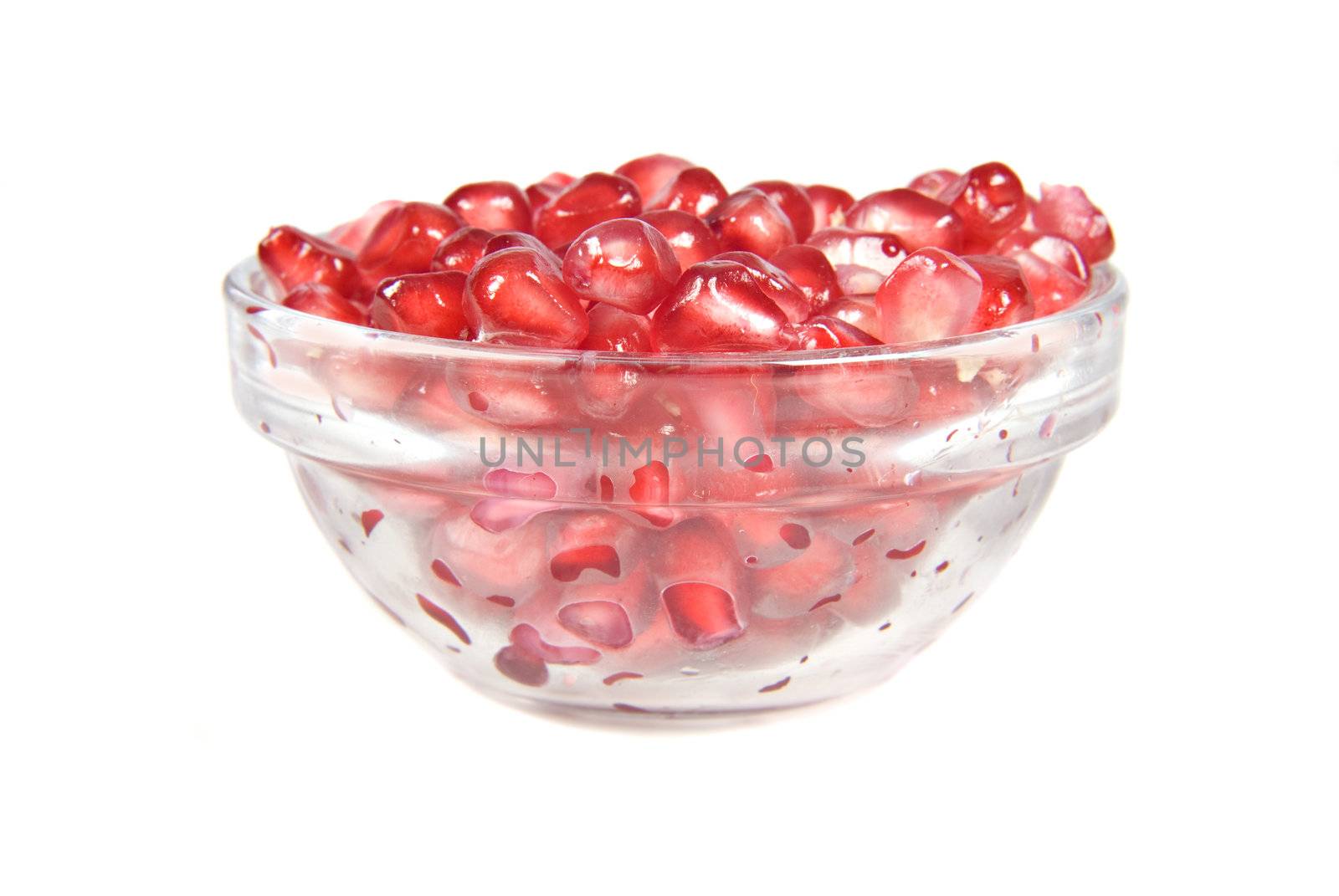 Pomegranate fruit and pips