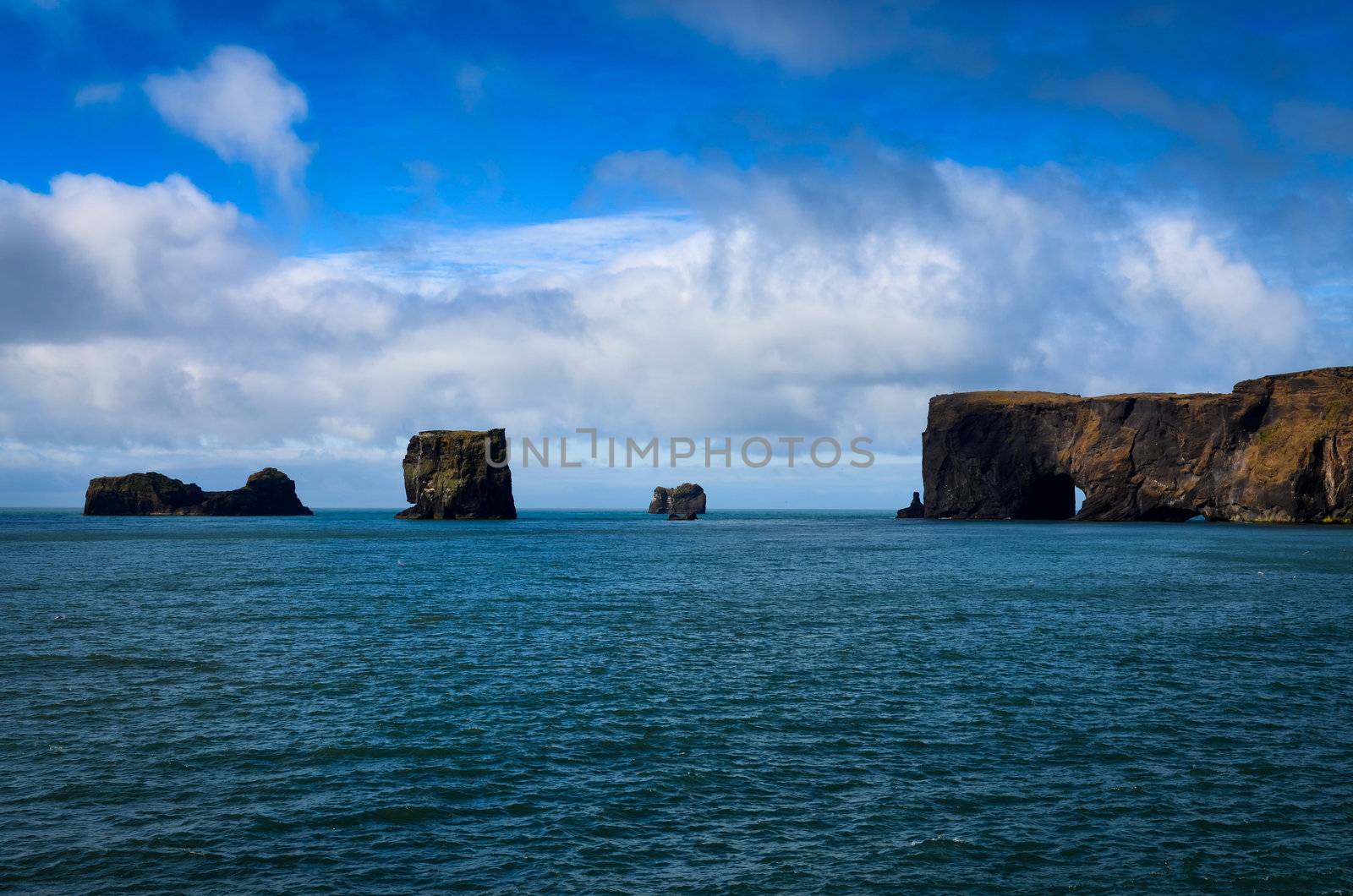 Dyrholeay ocean cliffs, Iceland