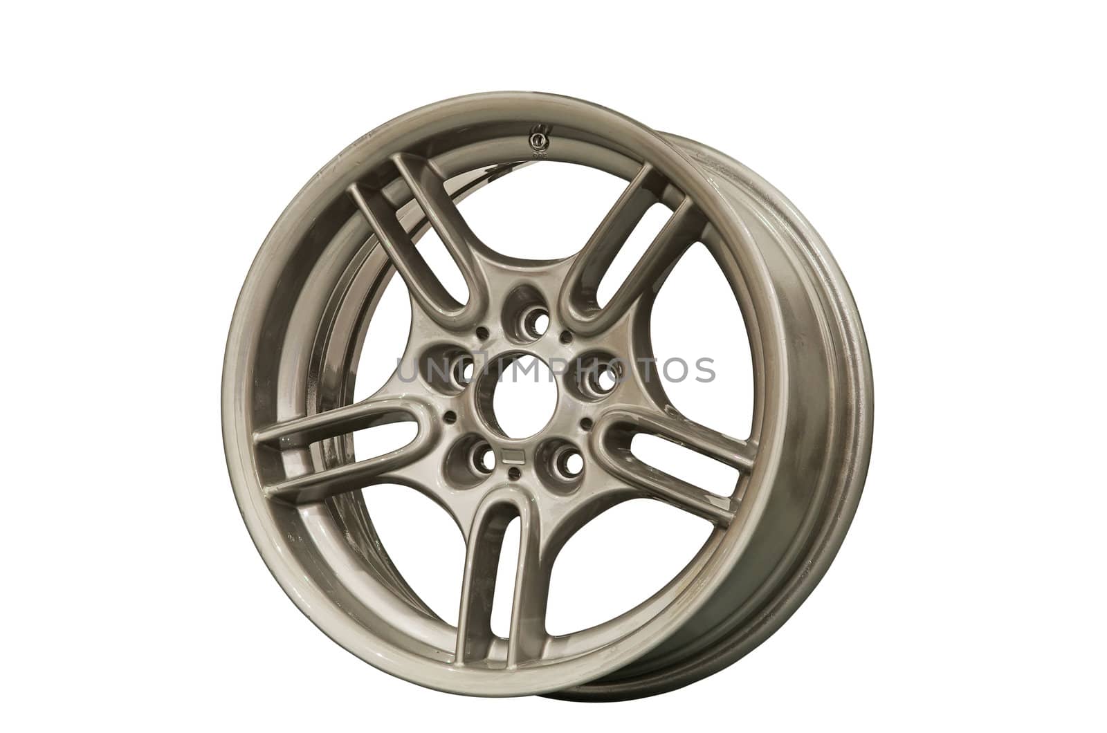 Sport alloy rims isolated on a white background