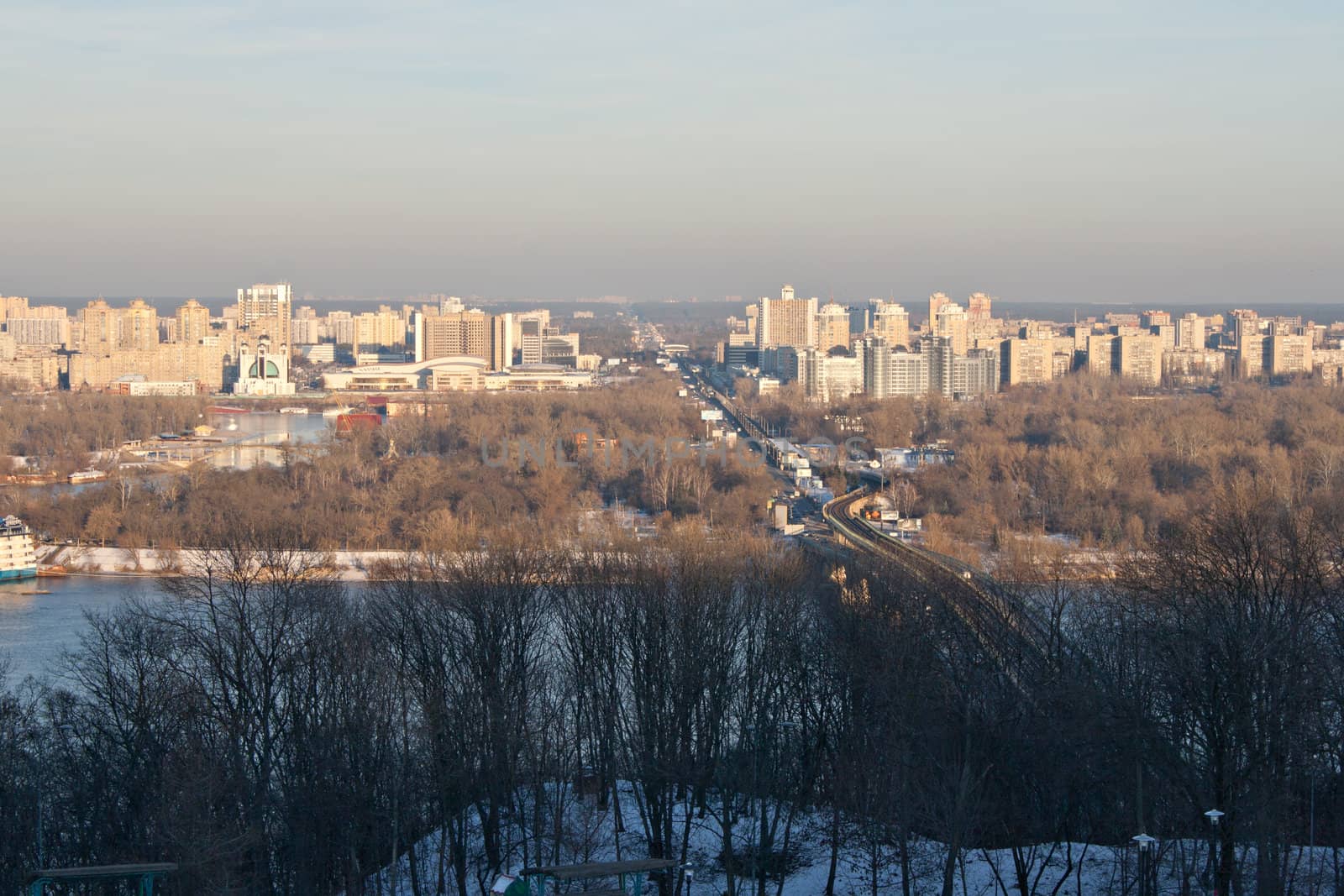 View of the Dnieper, Kiev, Ukraine