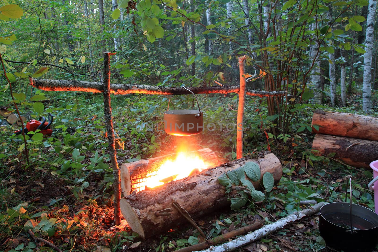 aluminum derby on hot campfires