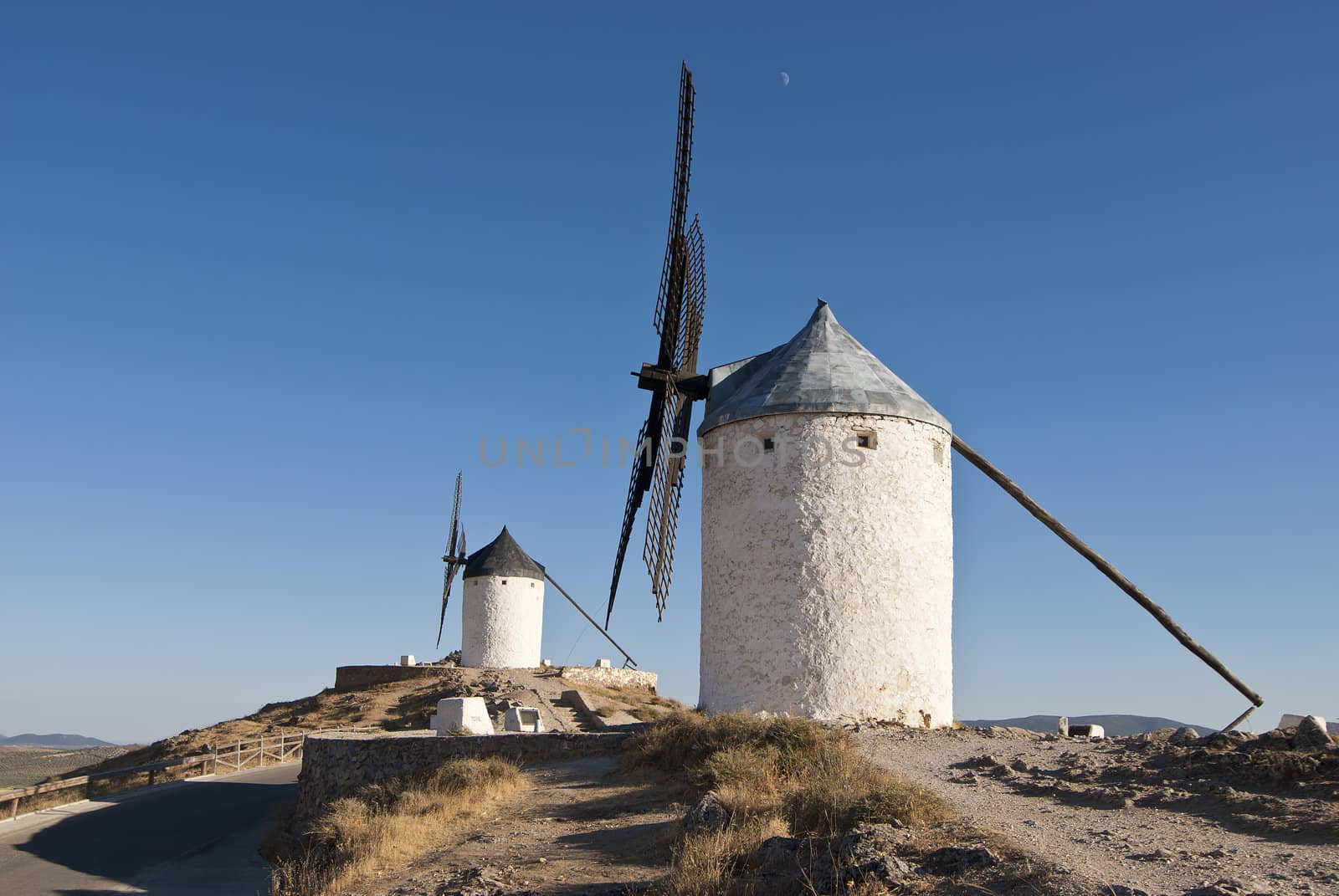 Traditional windmills in Spain by angelsimon