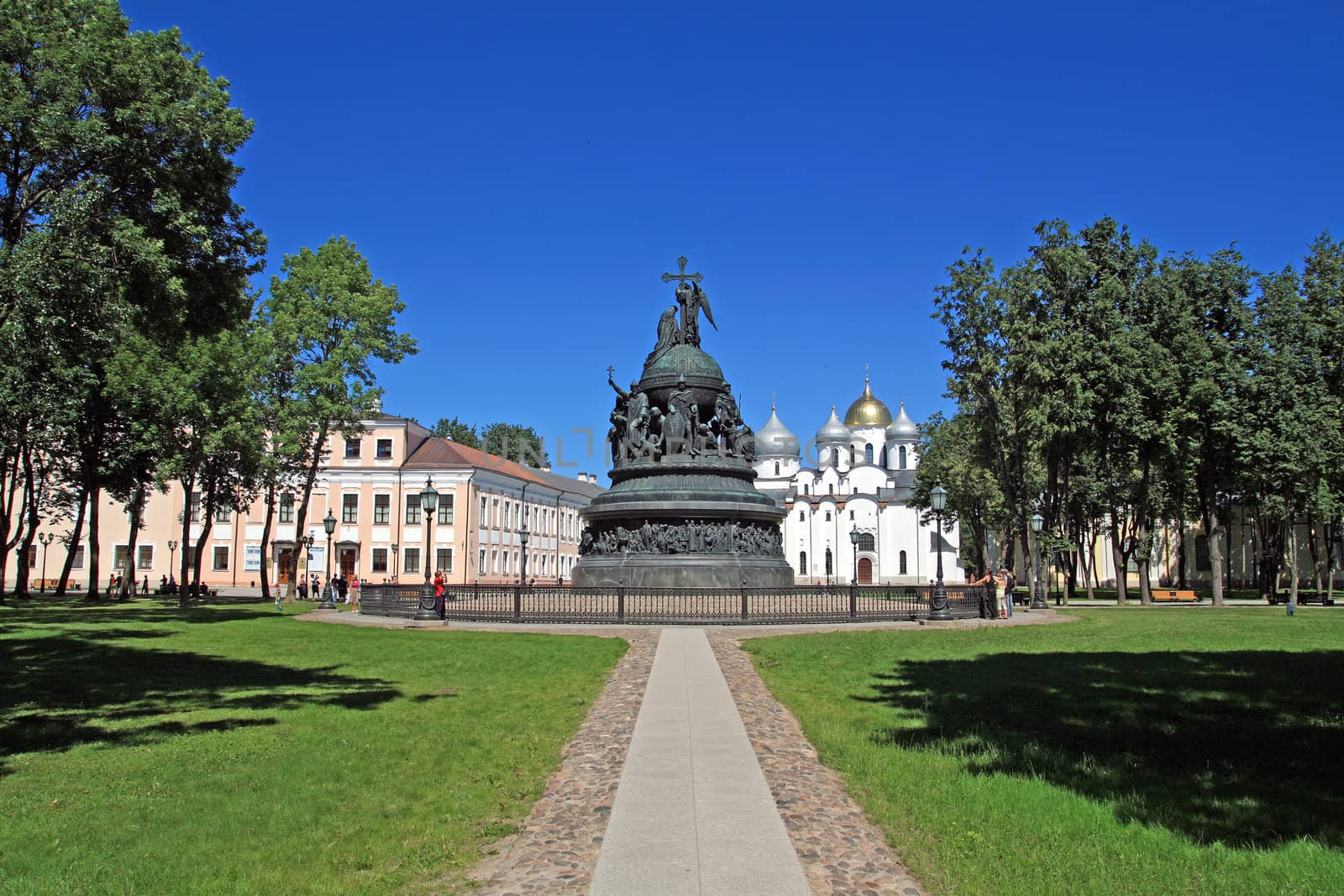 monument of the millennium to Russia in Great Novgorod by basel101658