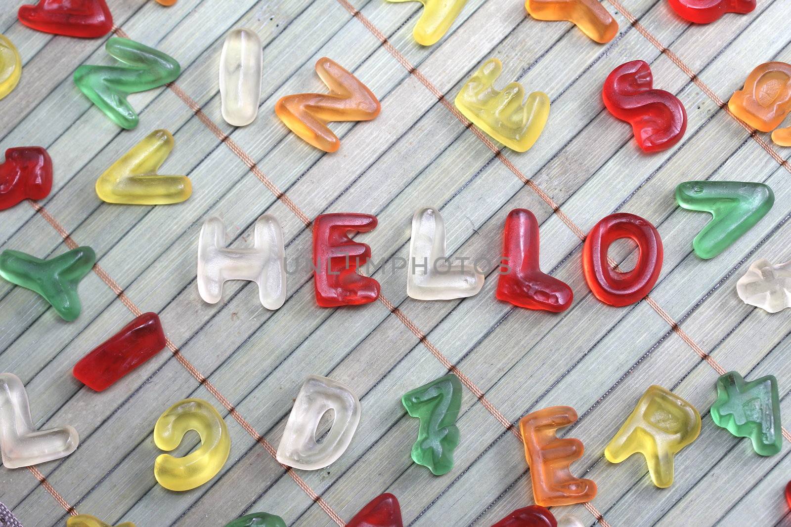 sweet letters hello by Teka77