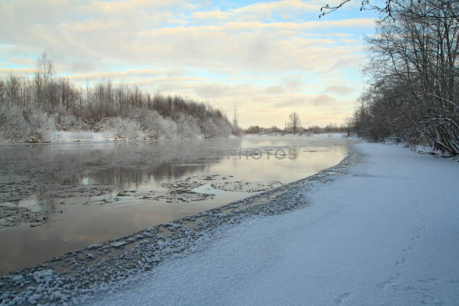 ice on river by basel101658