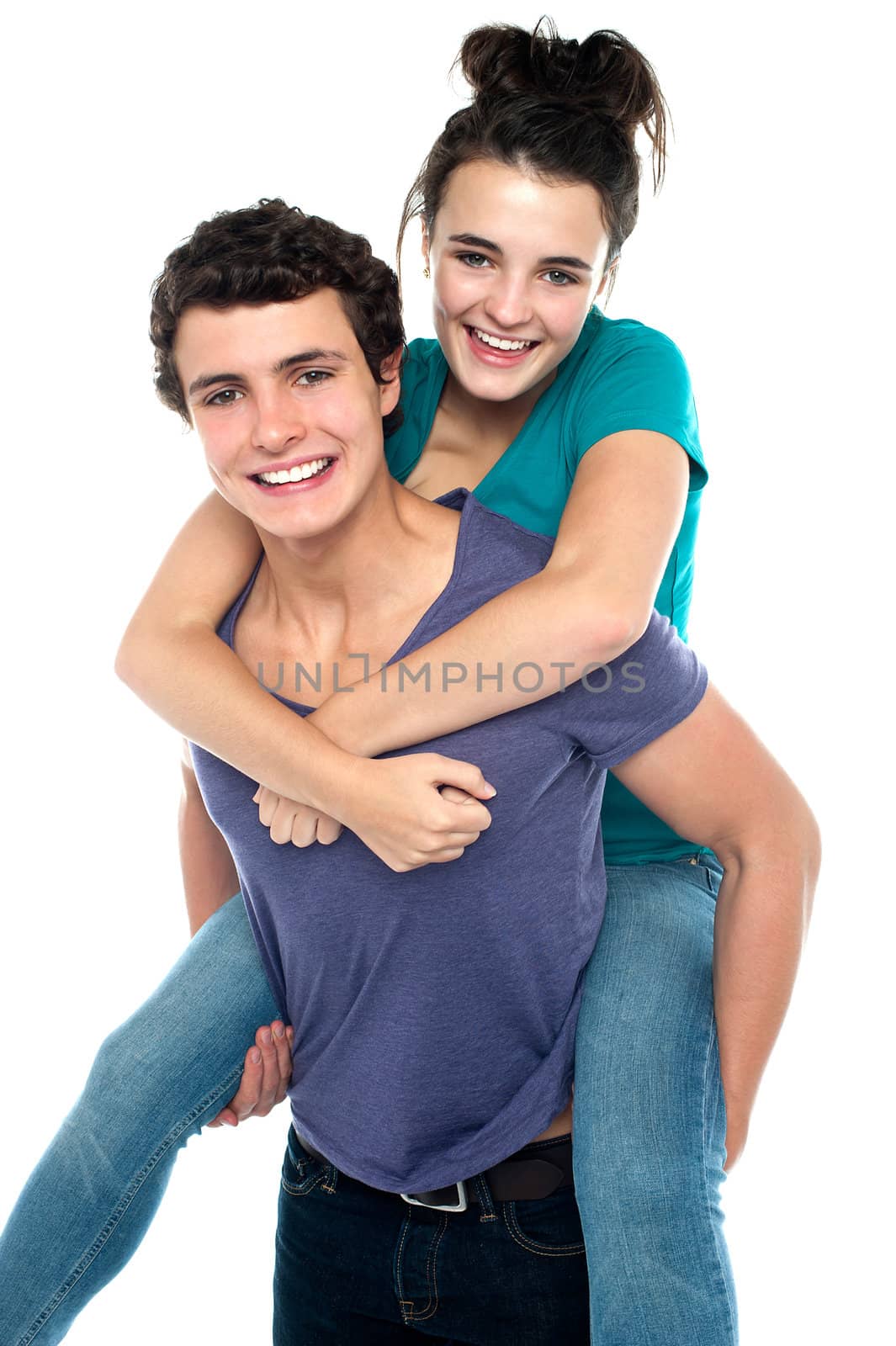 Cheerful and fun loving couple having great time by stockyimages