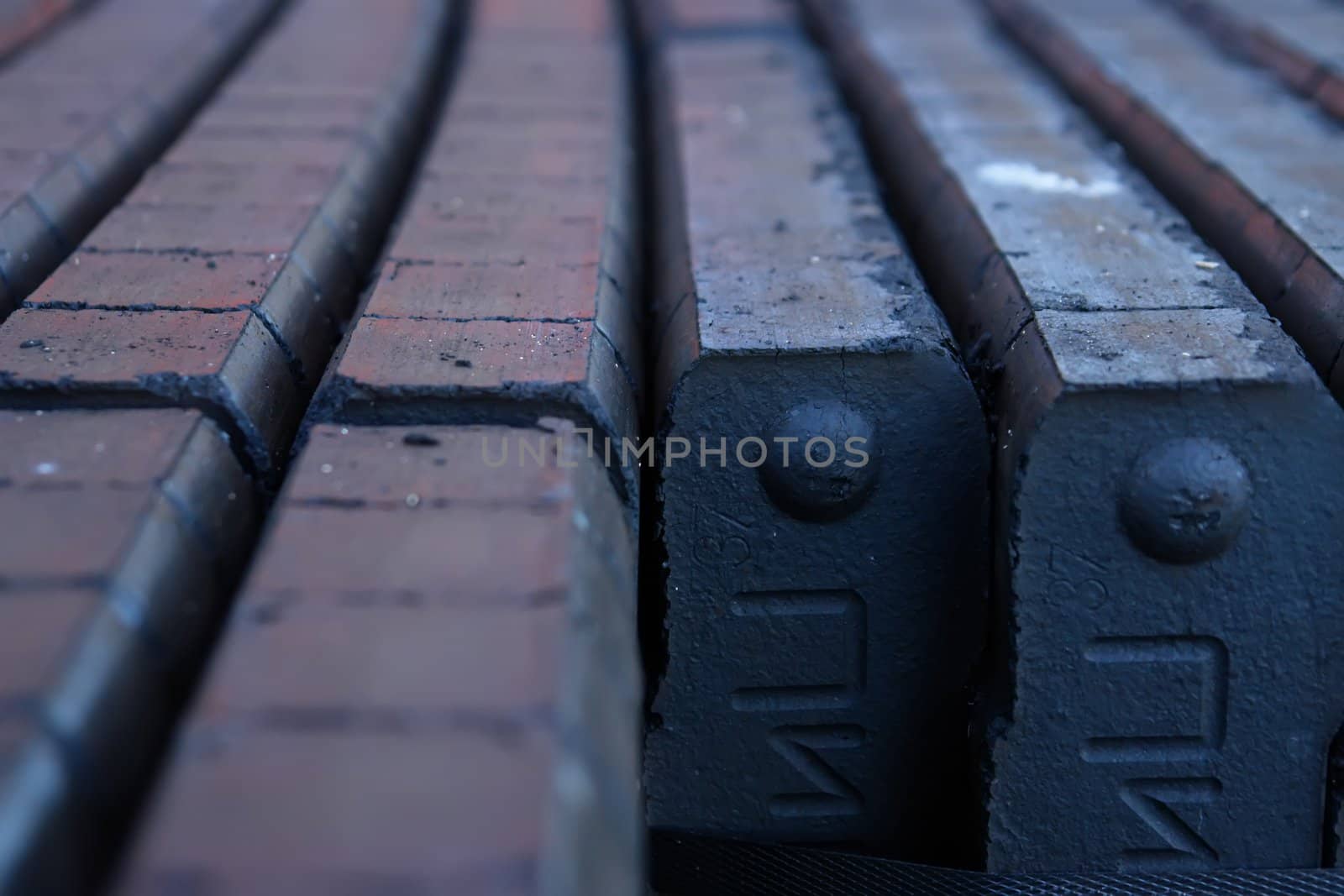 stack of dark coal briquettes