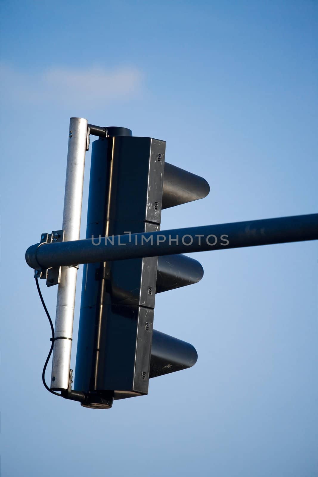 Back side of a traffic light