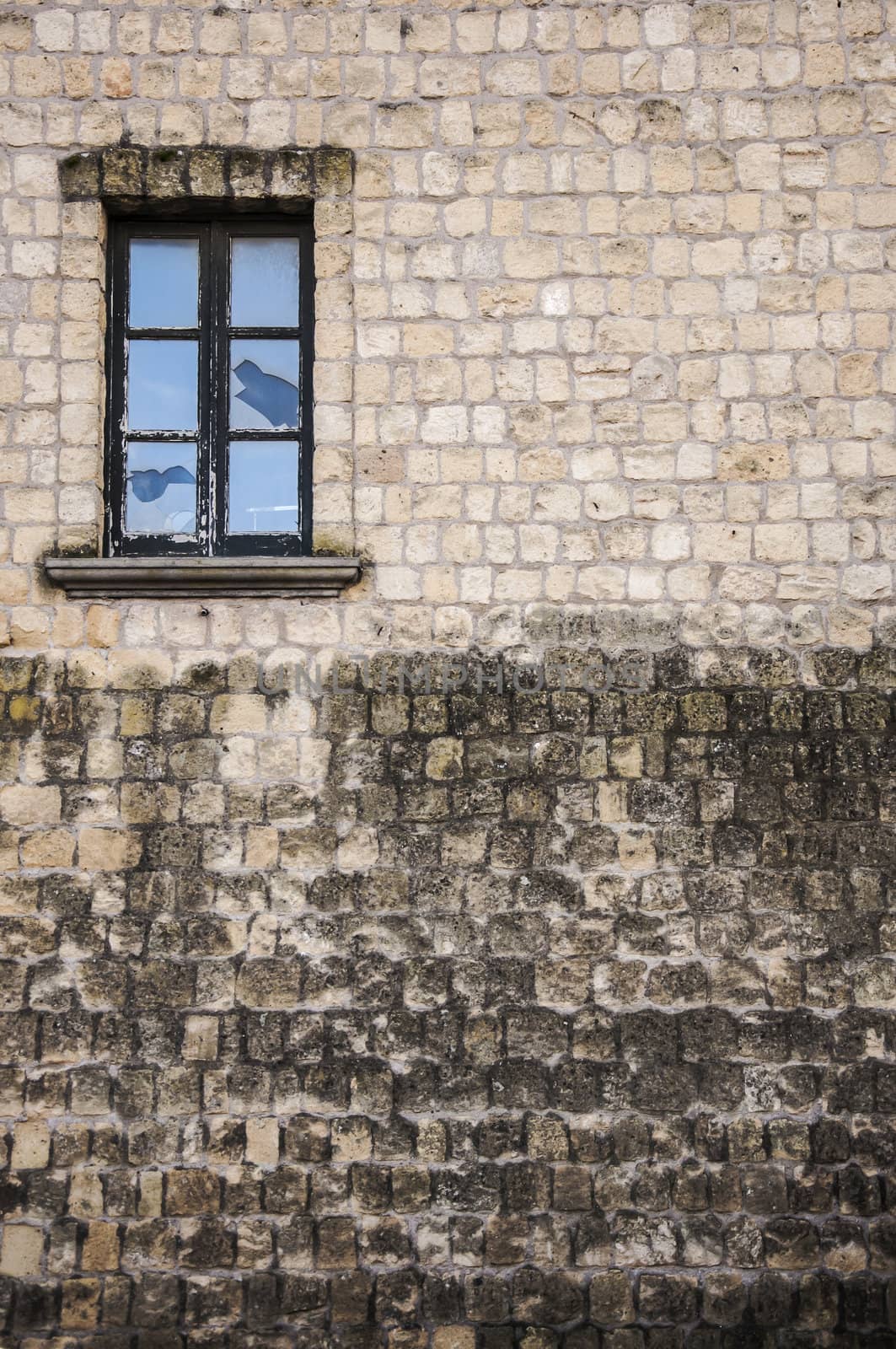 deatils of the Castel dell'Ovo in Naples, Italy