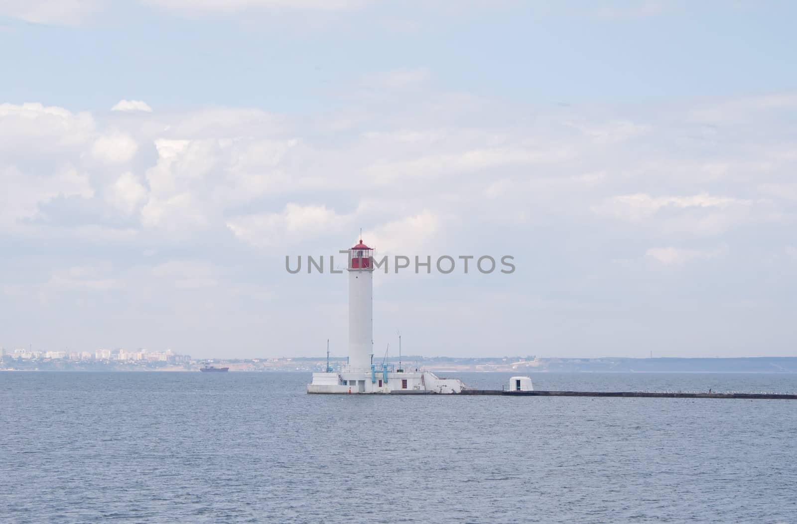 Odessa lighthouse, the view from boat