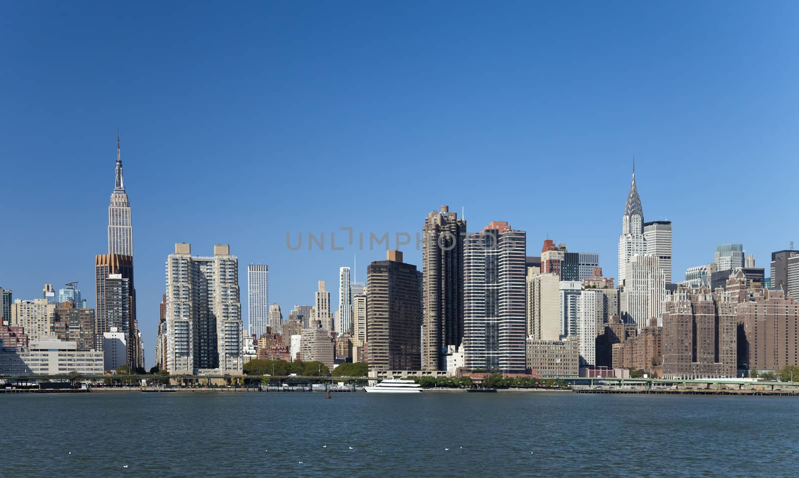 The New York City Uptown skyline by hanusst