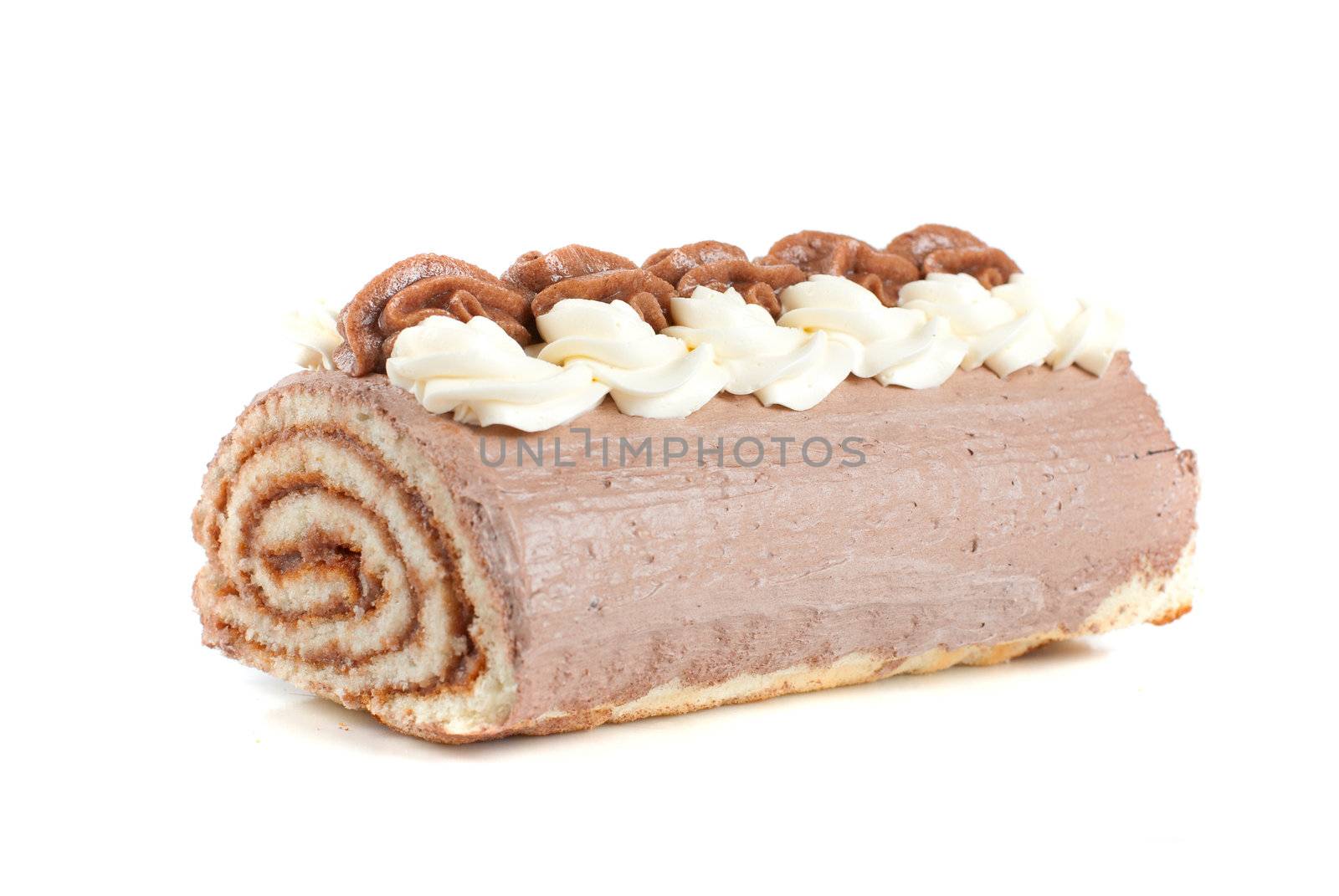 Chocolate Swiss roll by rusak