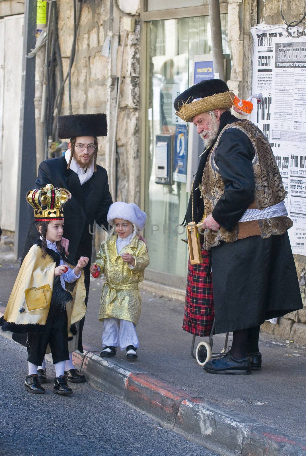 Purim in Mea Shearim by kobby_dagan