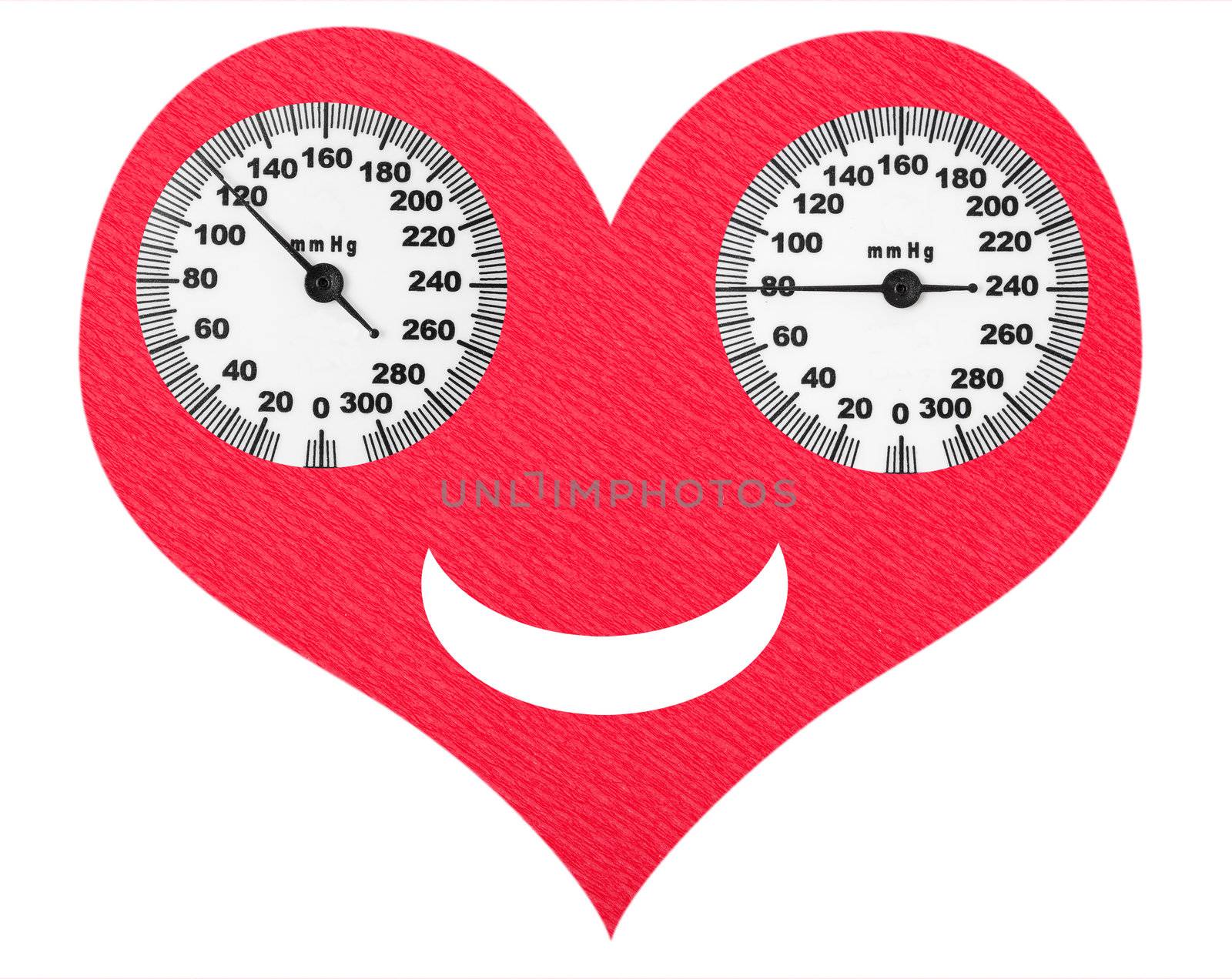 Happy heart and normal blood pressure on the scales by SeDmi