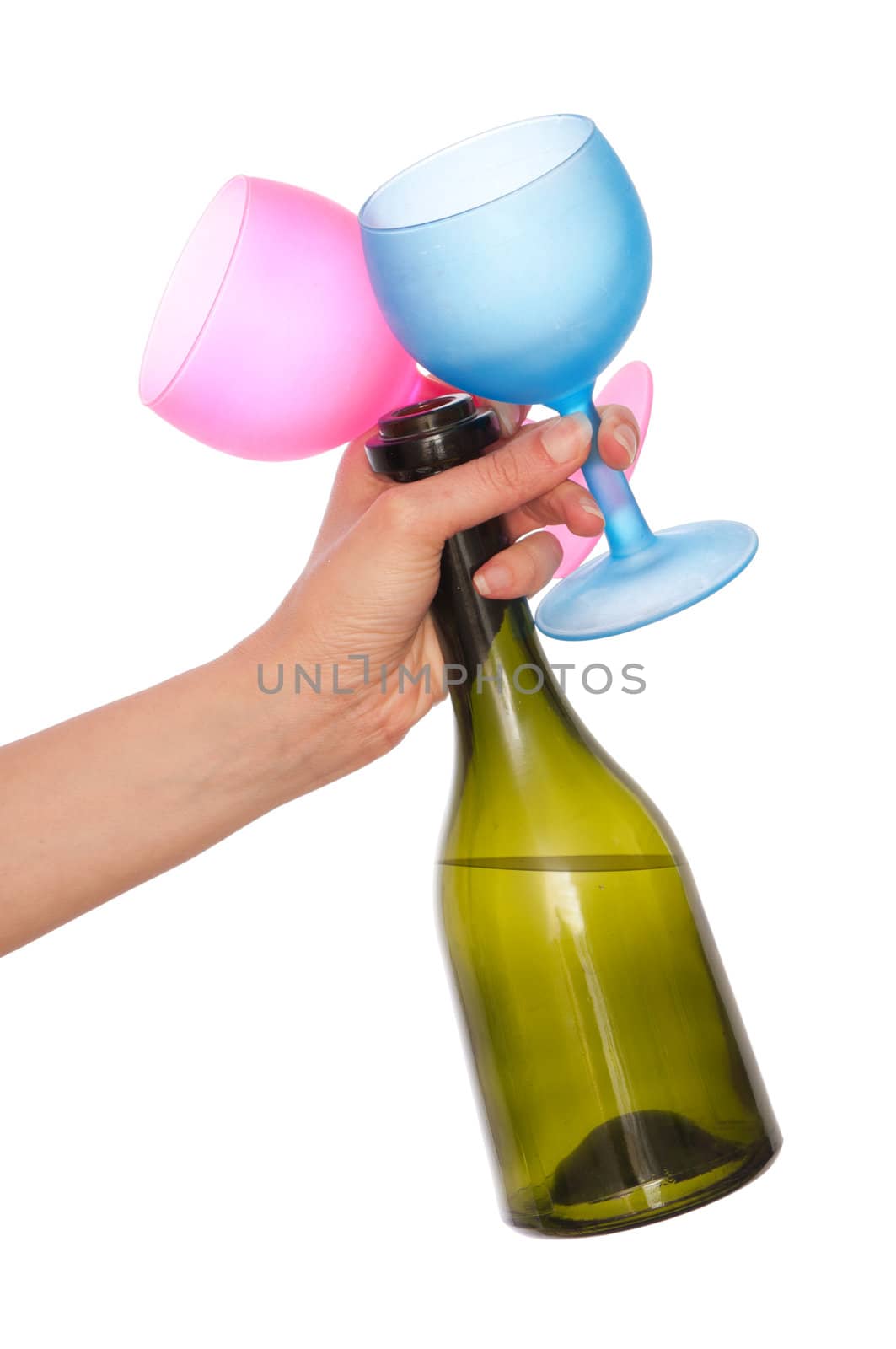 colored wine glasses for cocktails for party