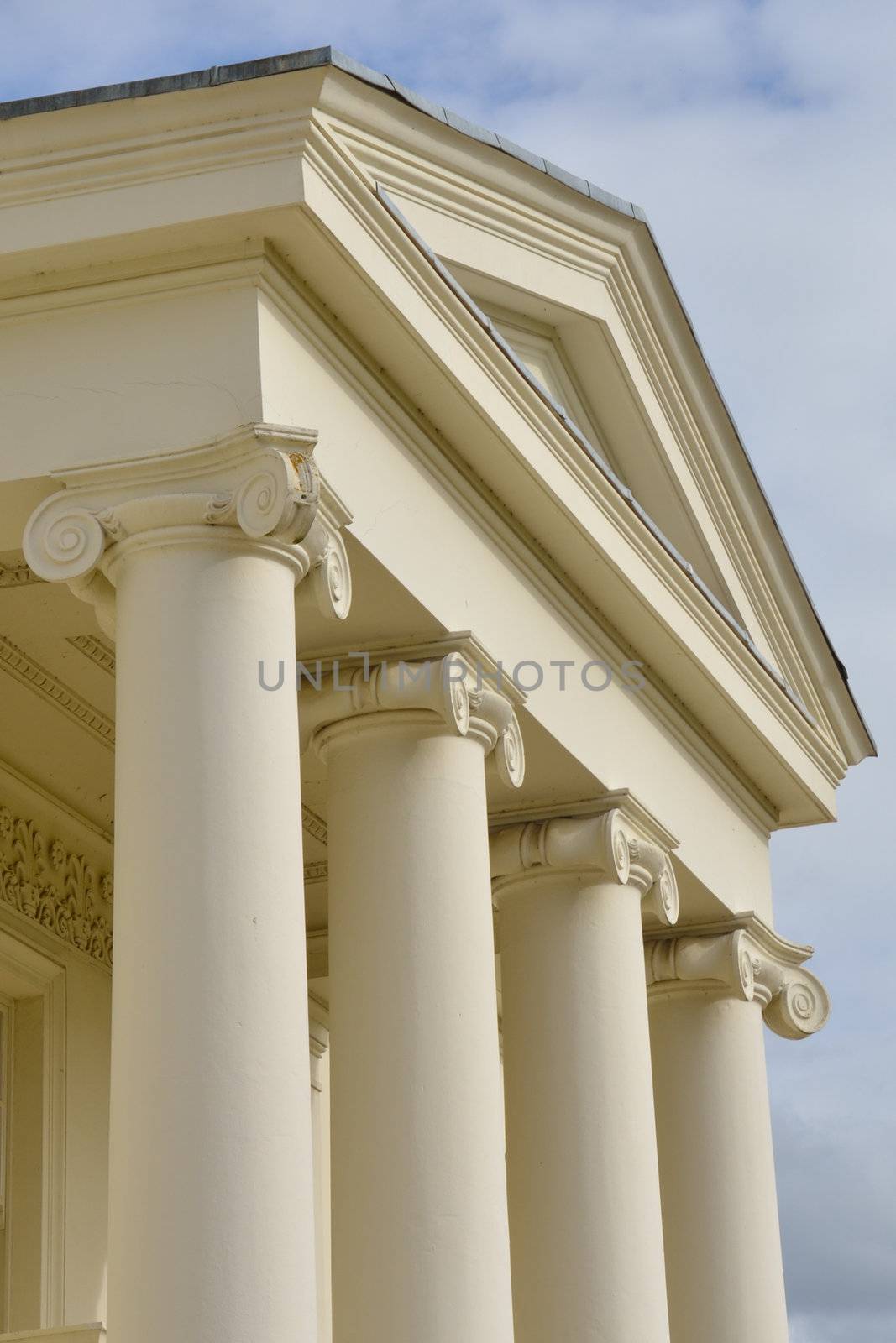 Hylands Park front entrance detail