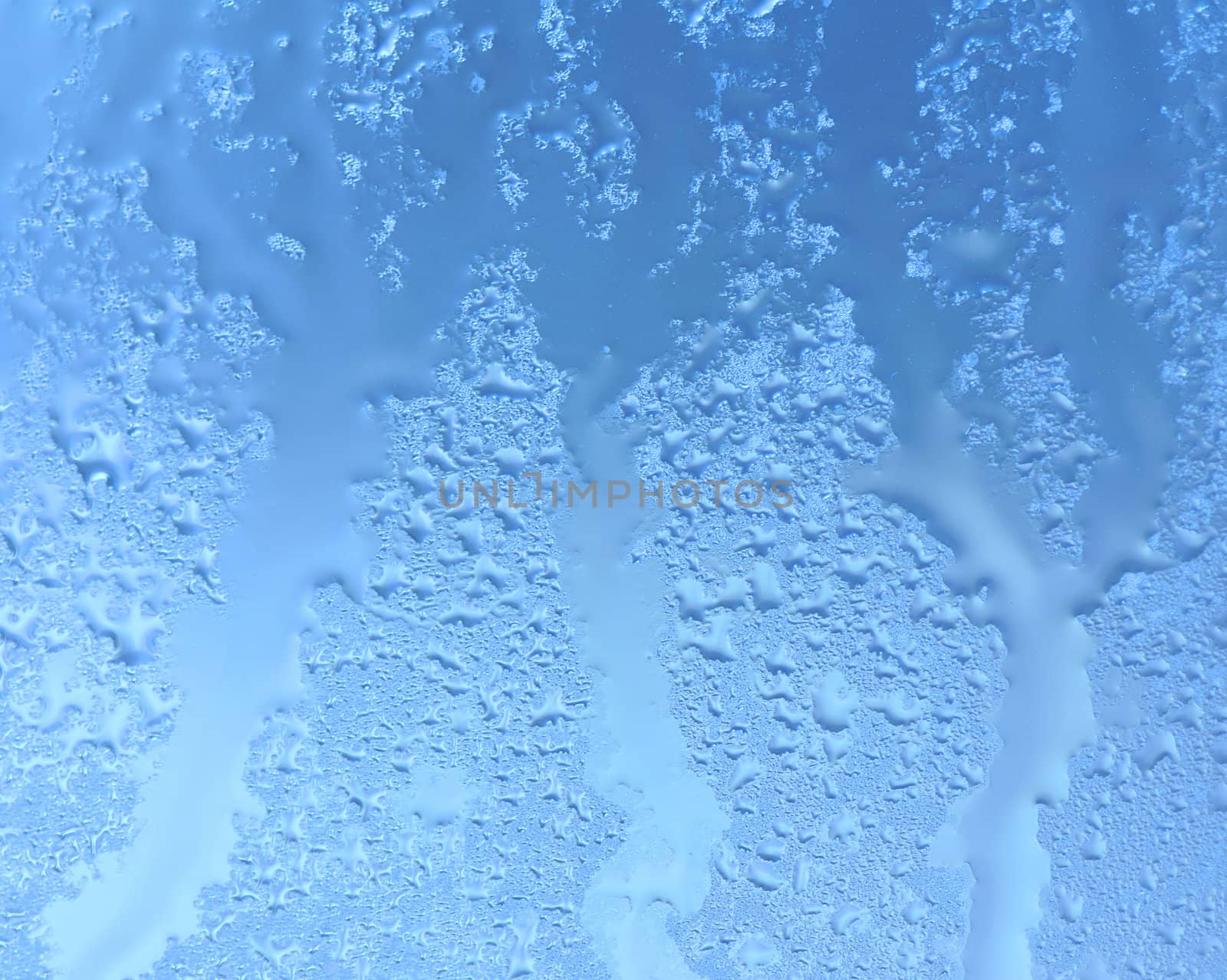 Water bubbles on the window for background