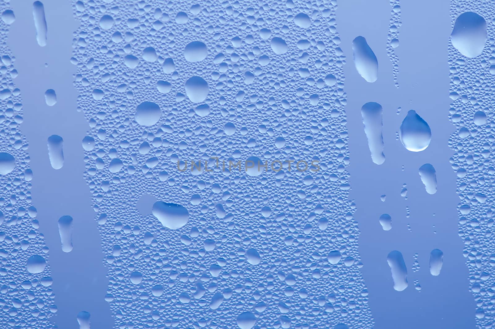 Water bubbles on the window for background