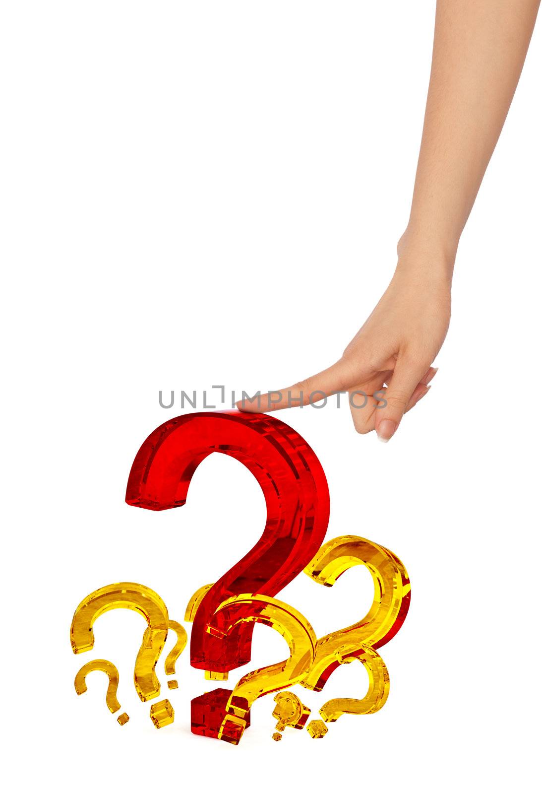 Person chooses the most important question in his life