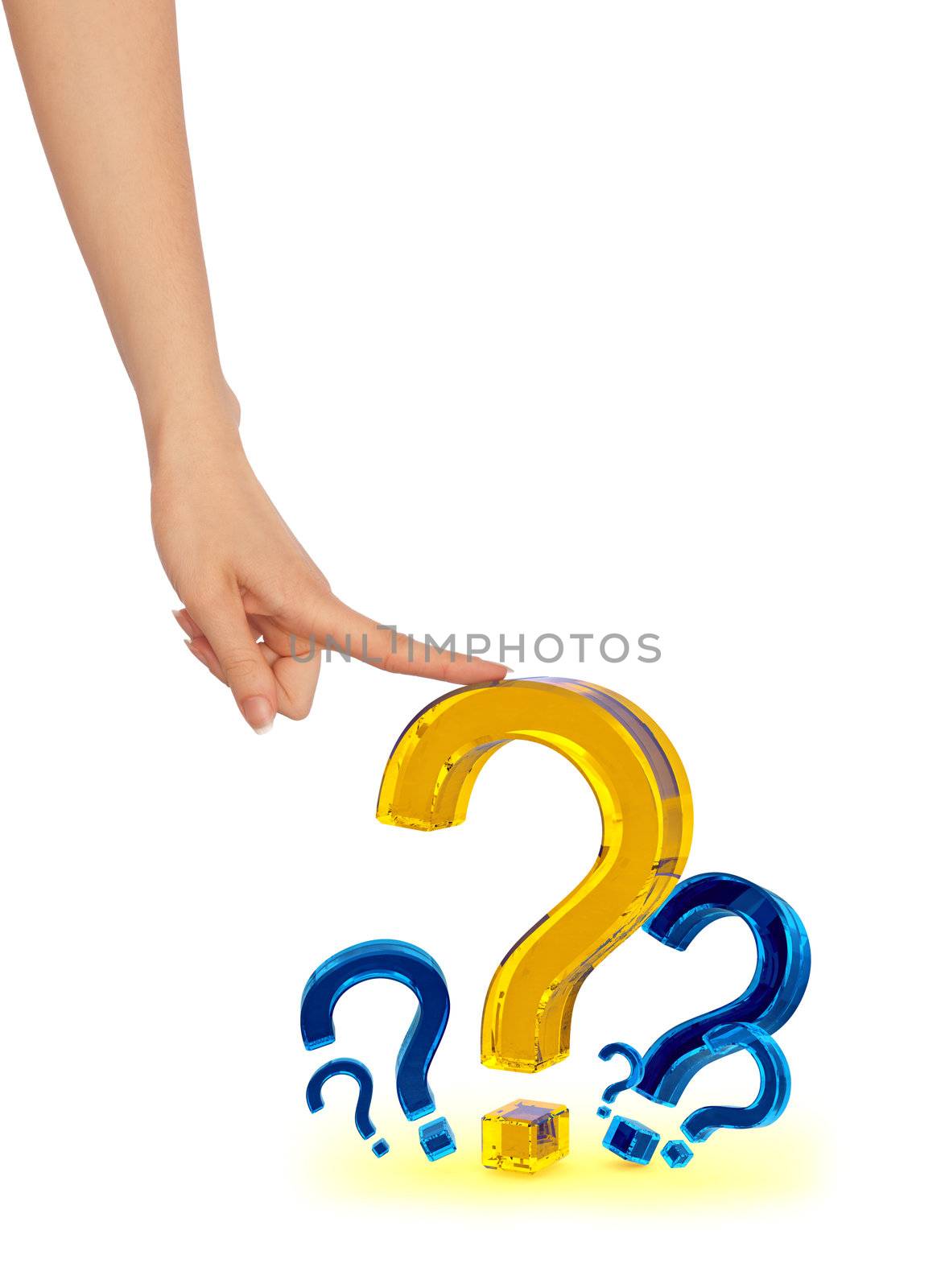 Person chooses the most important question in his life