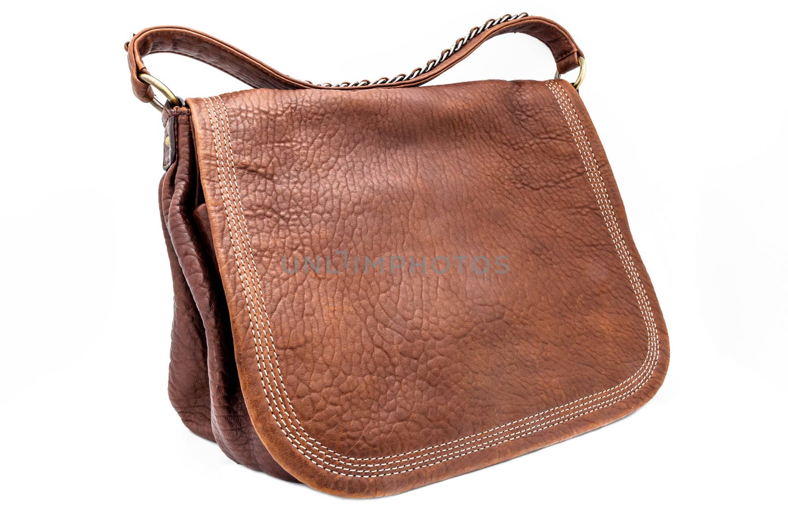 Leathern handbag by viledevil