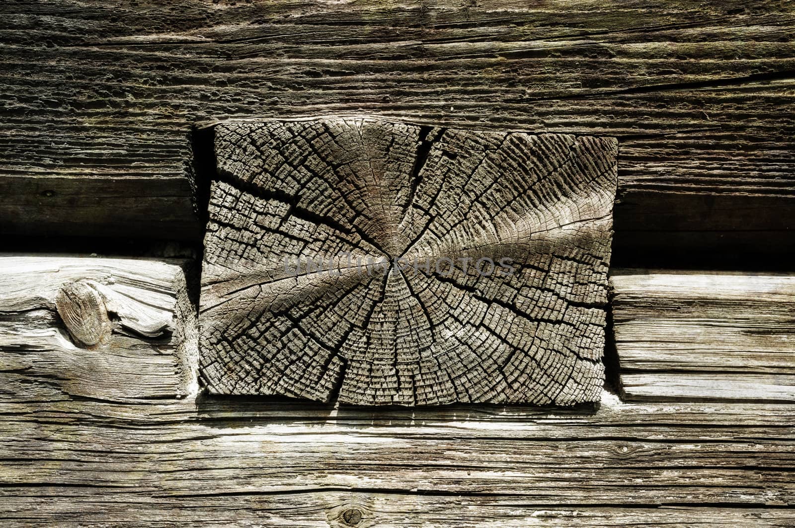 Wooden wall detail, structured old textured wood