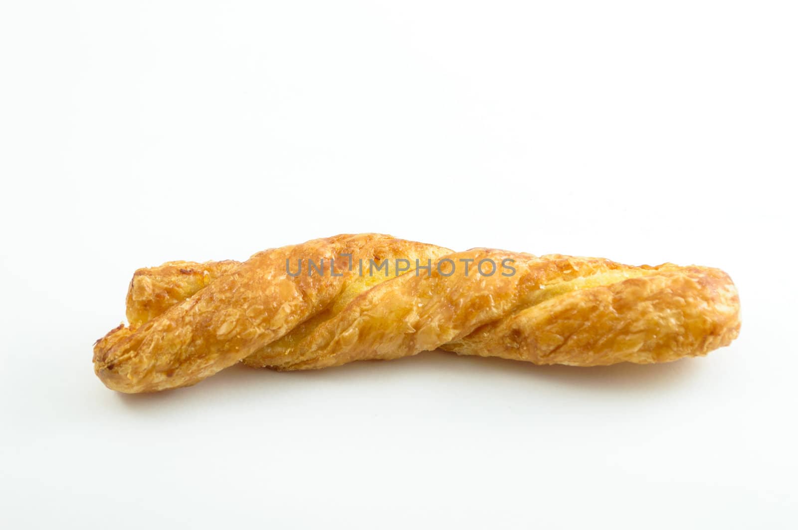 Bread isolated on white